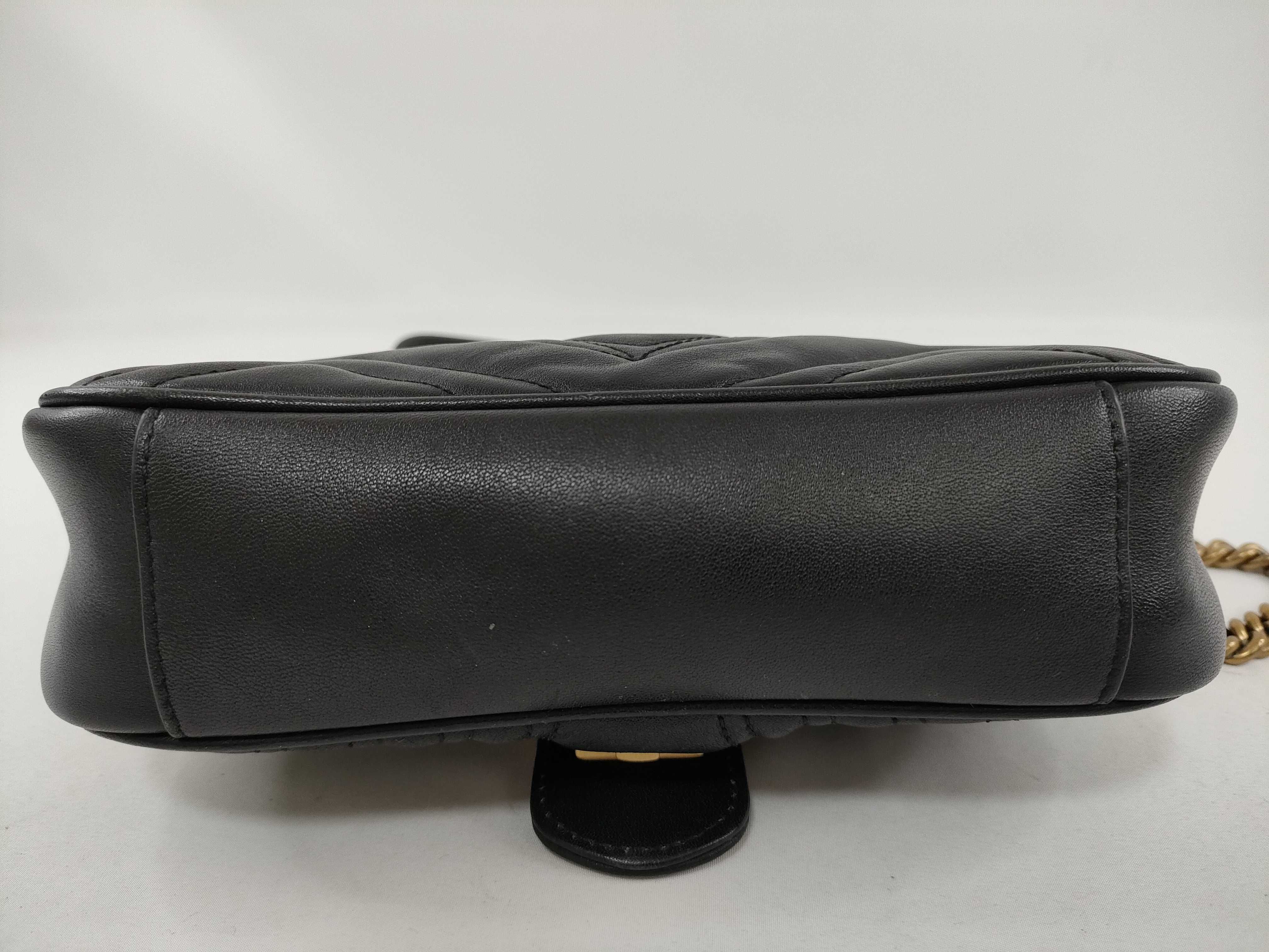 GG Marmont Small Shoulder Bag, Black, 446744 (Shoulder Bag) — view 3
