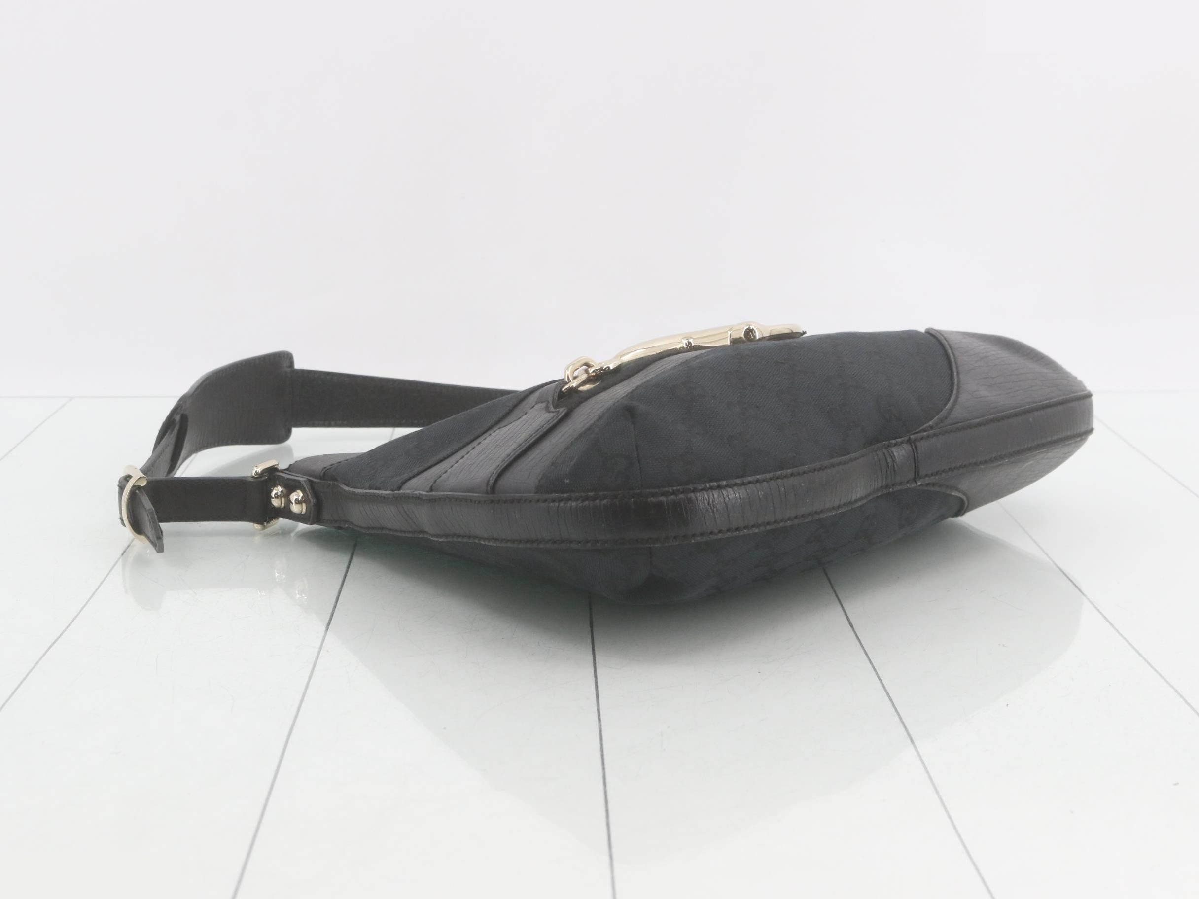 GG Canvas Horsebit Shoulder Bag — view 5