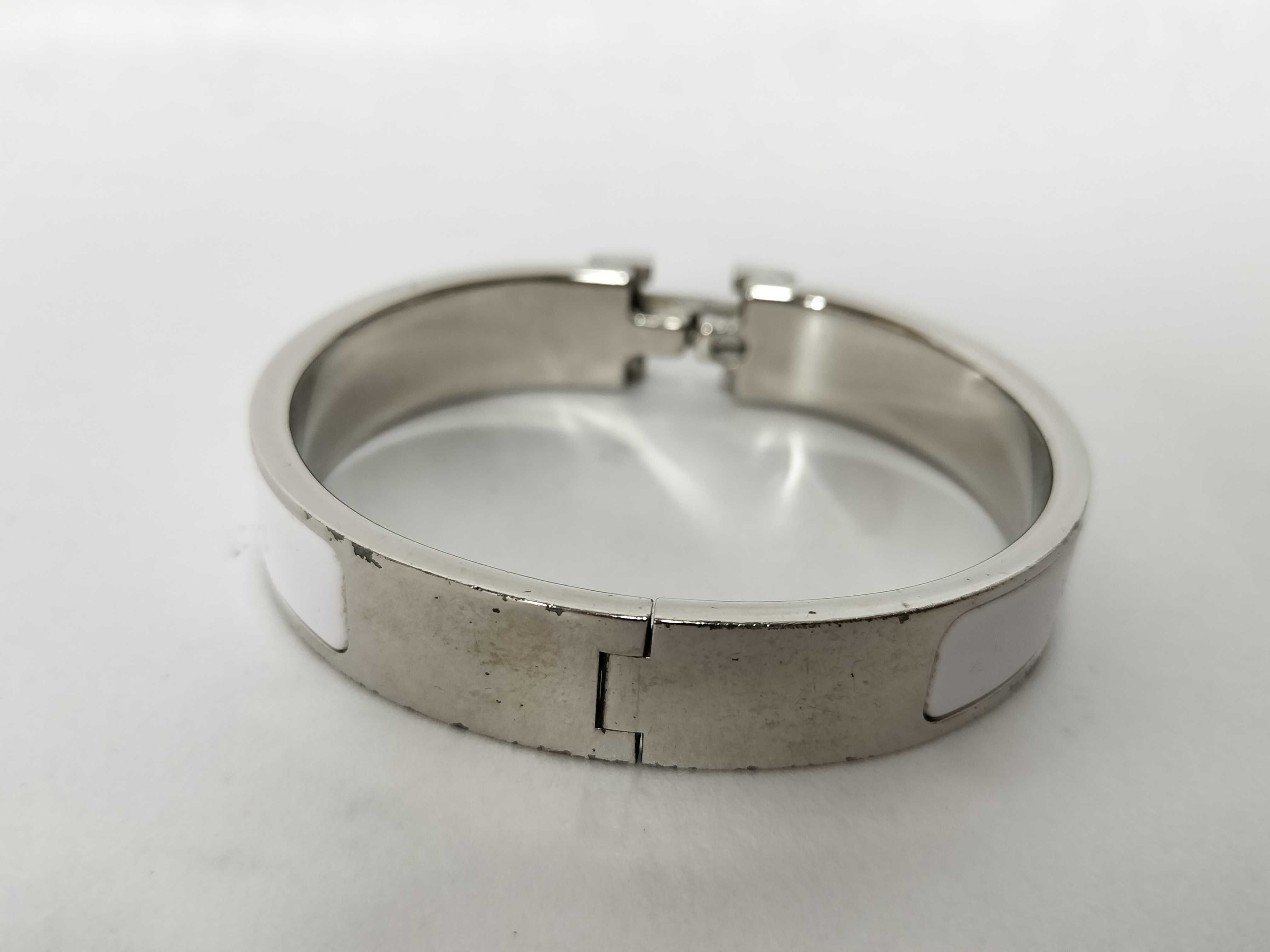Bangle Click H White Bracelet/Bangle — view 2