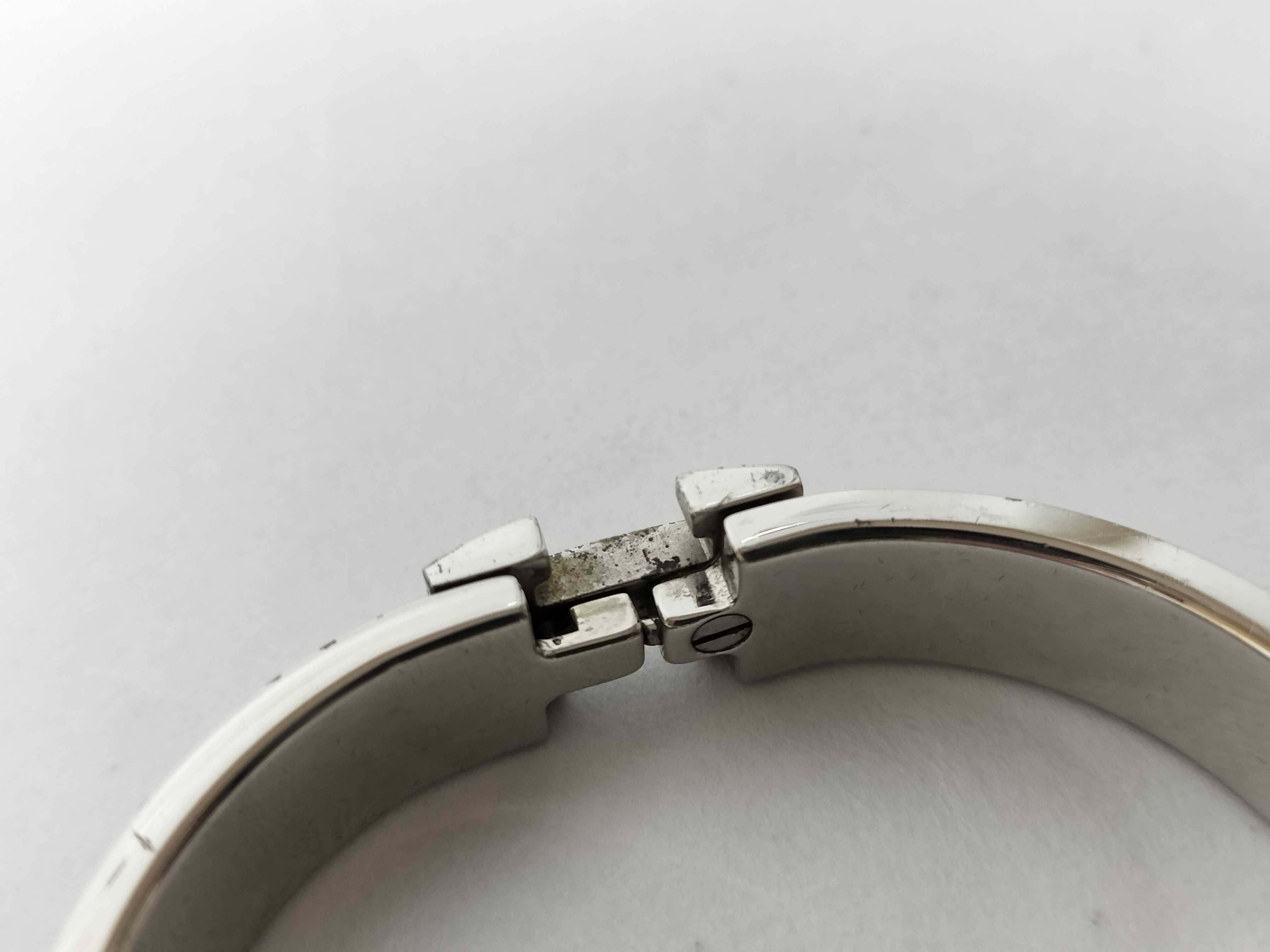 Bangle Click H White Bracelet/Bangle — view 3