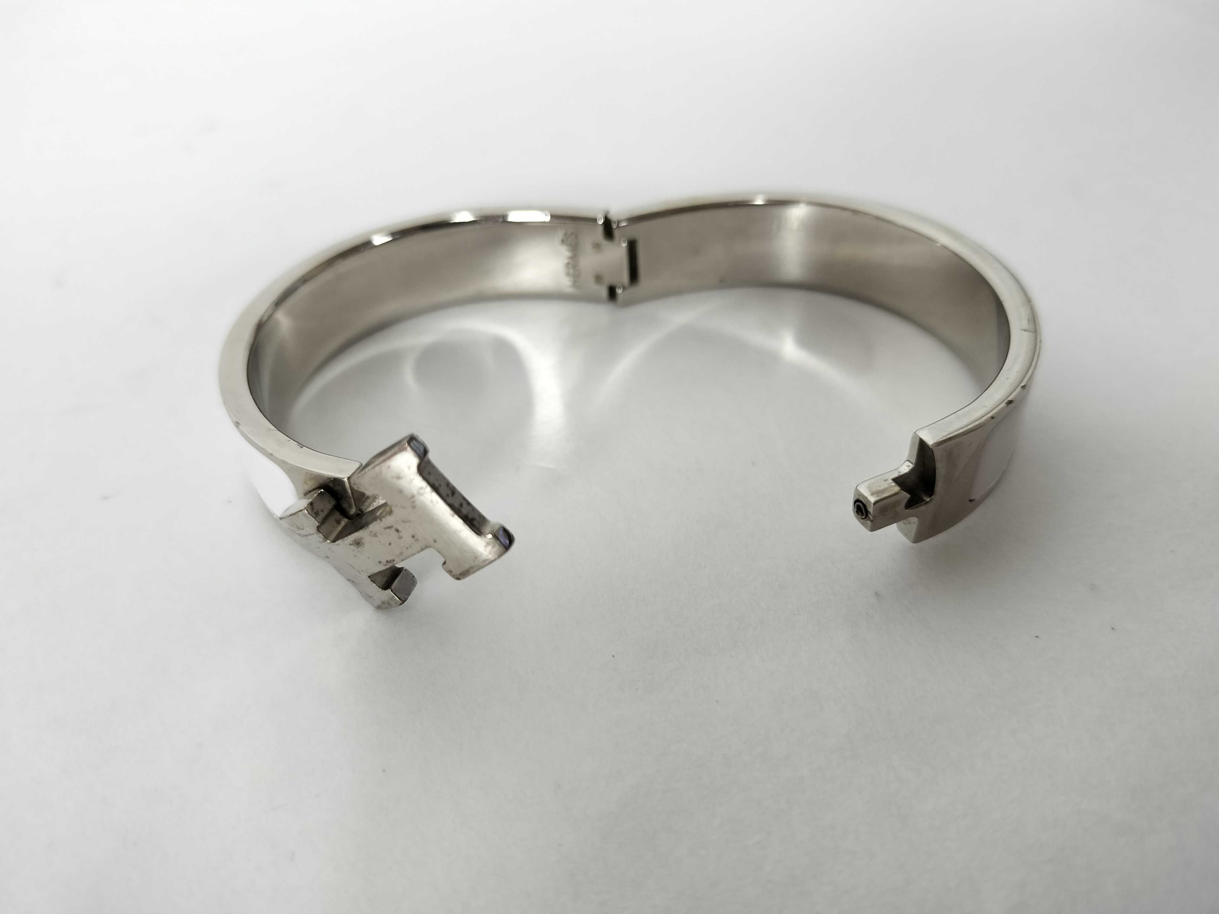 Bangle Click H White Bracelet/Bangle — view 4