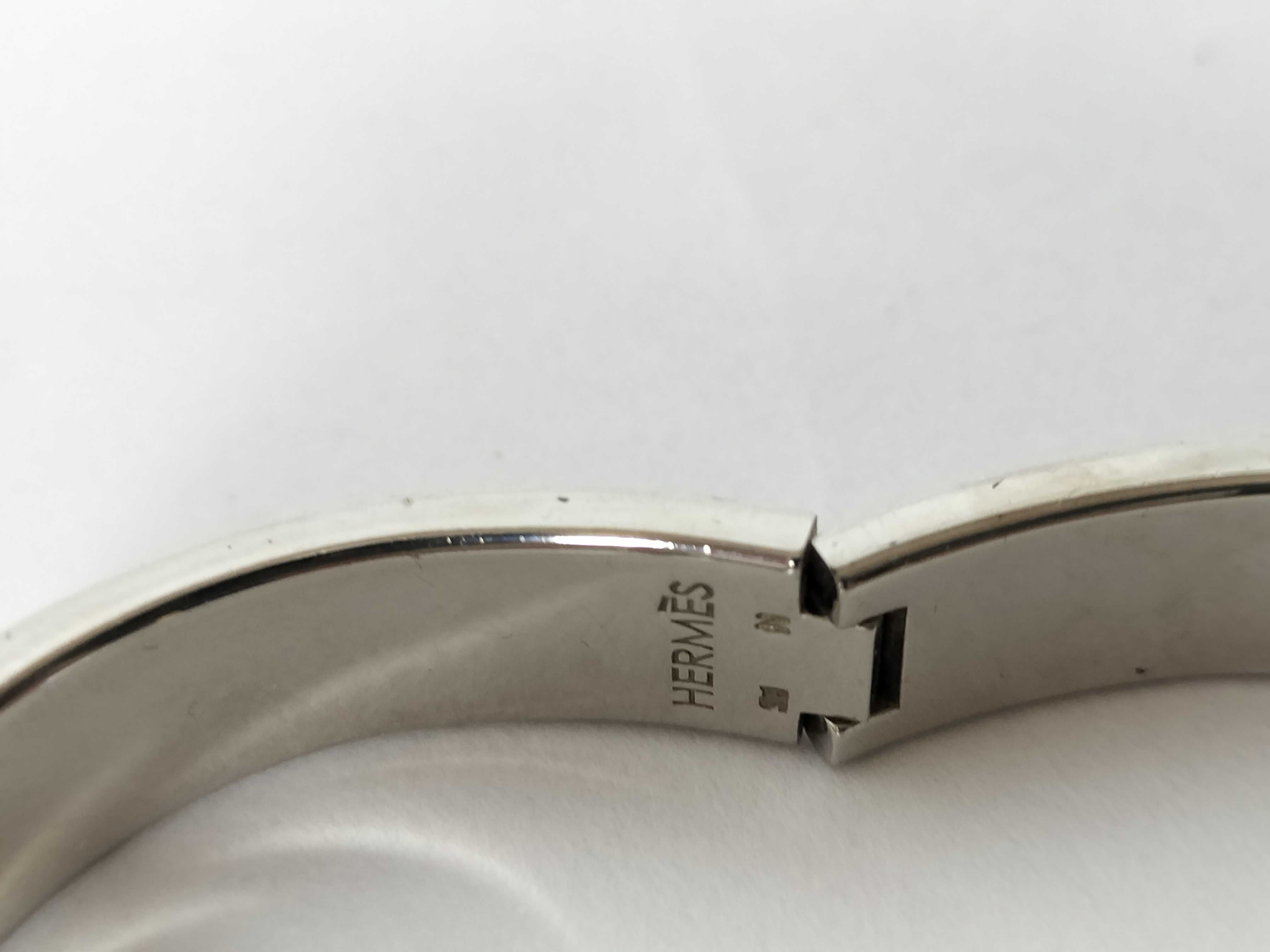 Bangle Click H White Bracelet/Bangle — view 5