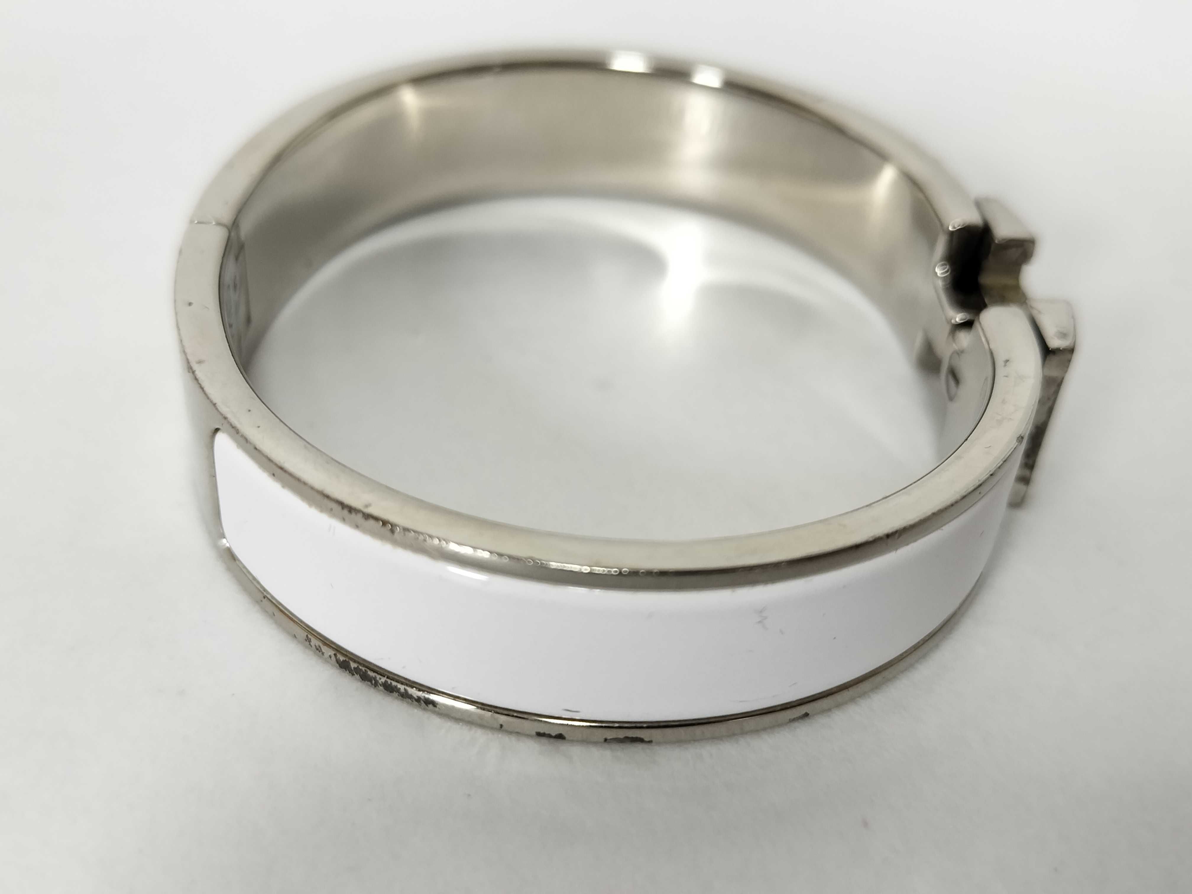 Bangle Click H White Bracelet/Bangle — view 6