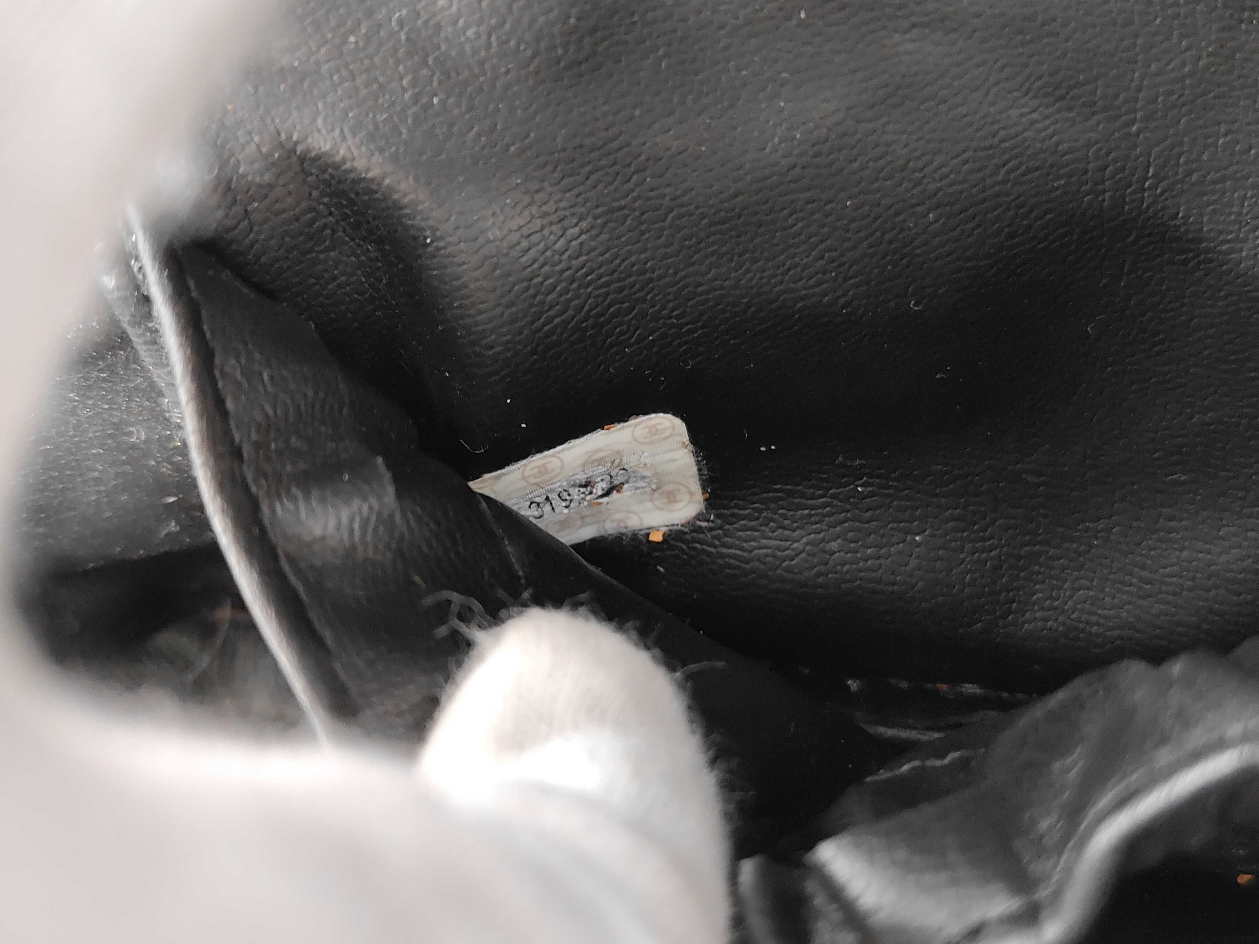 Bicolore Lambskin Vanity Bag with Gold Hardware, Clear Serial Number — view 12