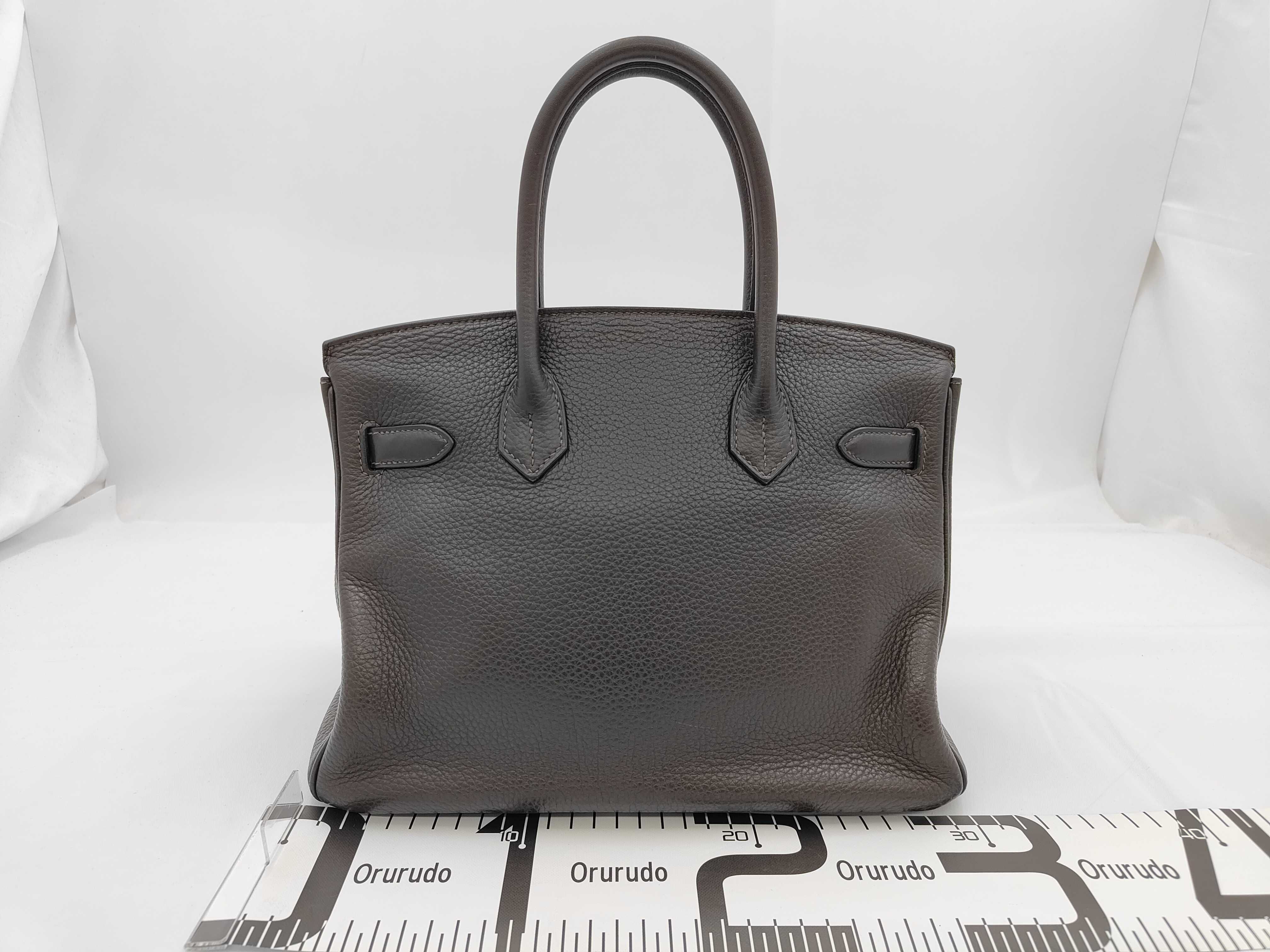 Birkin 30 Fjord P2012 Ebene 46 Gold Hardware PB029 Handbag — view 2