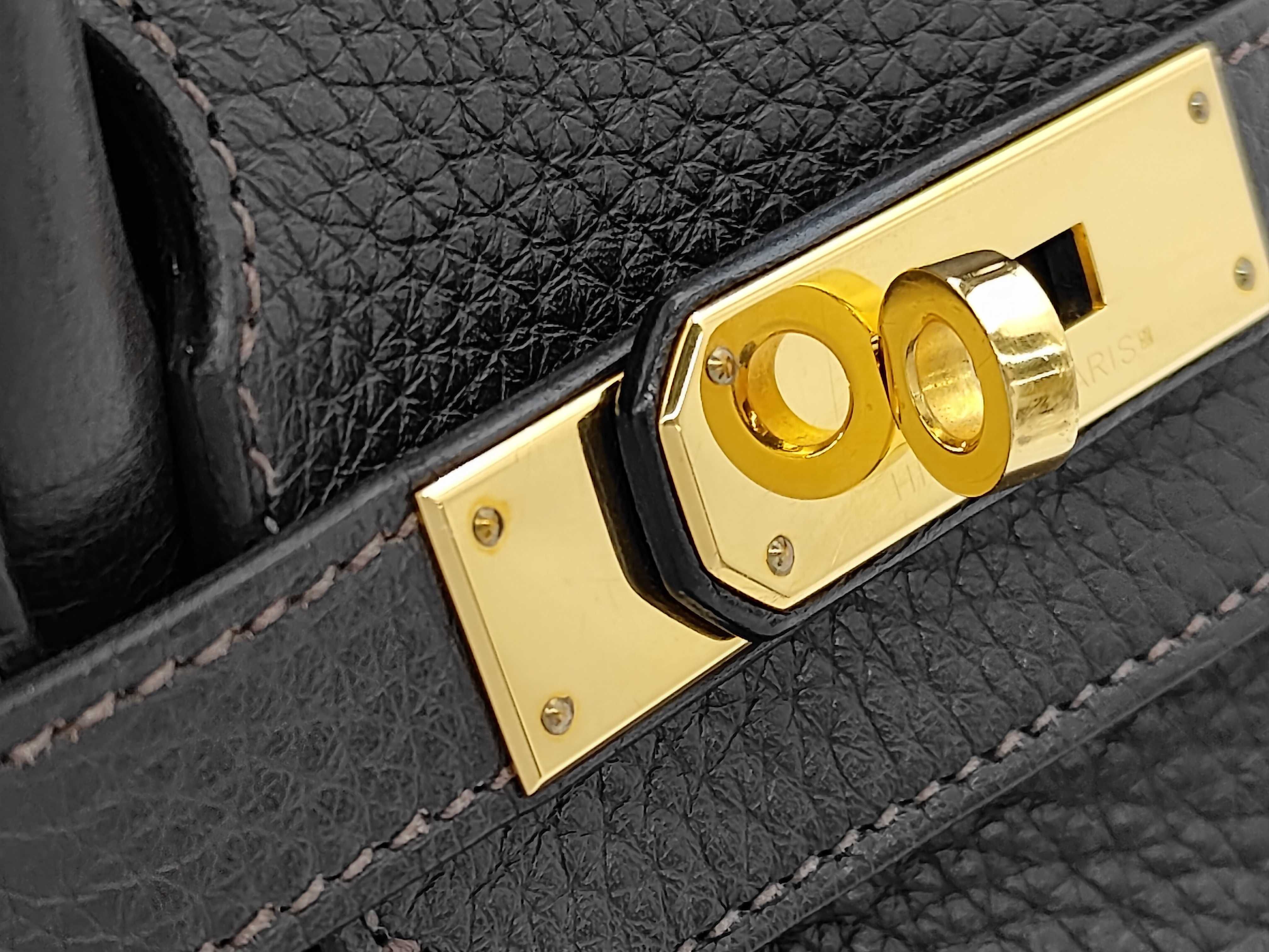 Birkin 30 Fjord P2012 Ebene 46 Gold Hardware PB029 Handbag — view 13