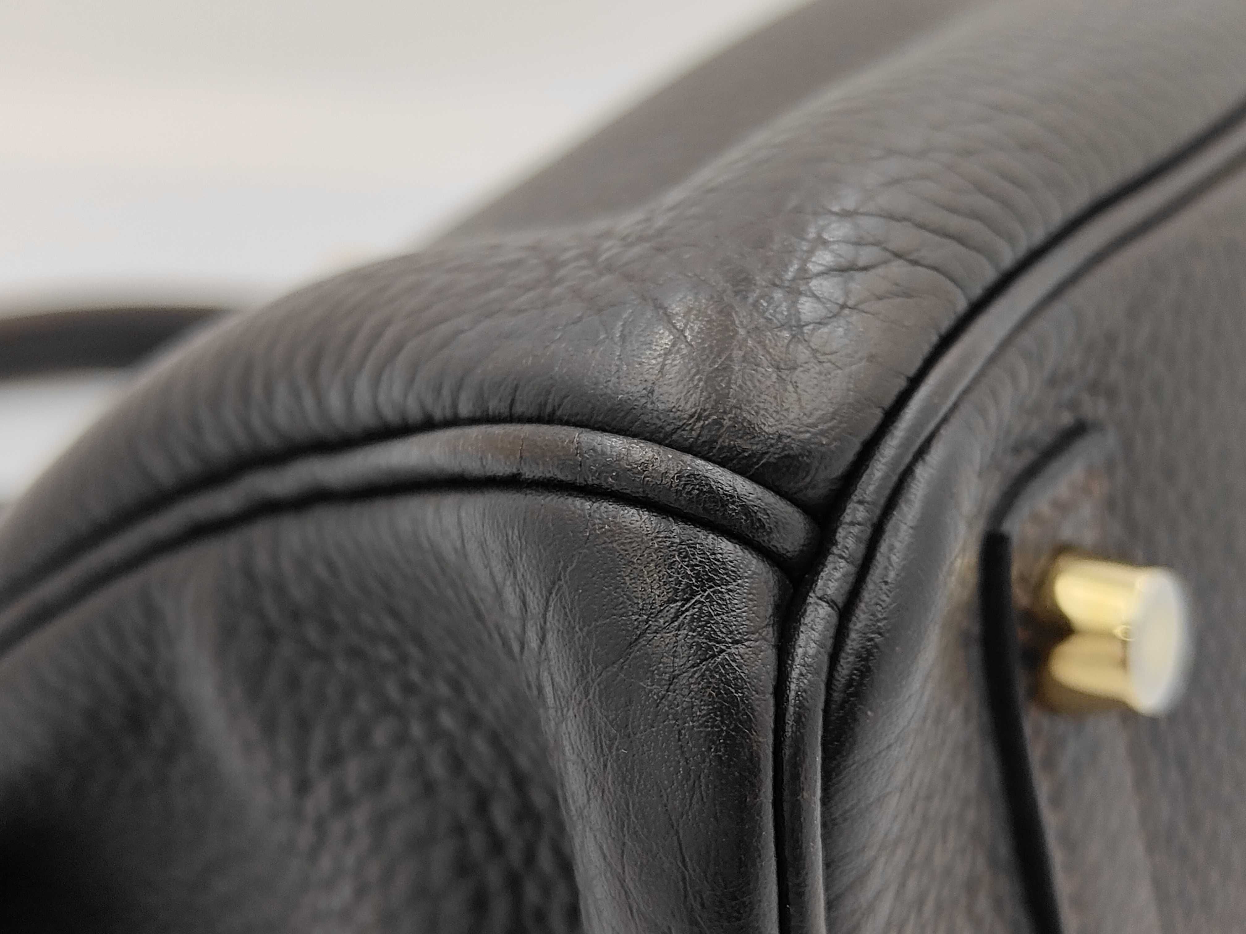 Birkin 30 Fjord P2012 Ebene 46 Gold Hardware PB029 Handbag — view 6