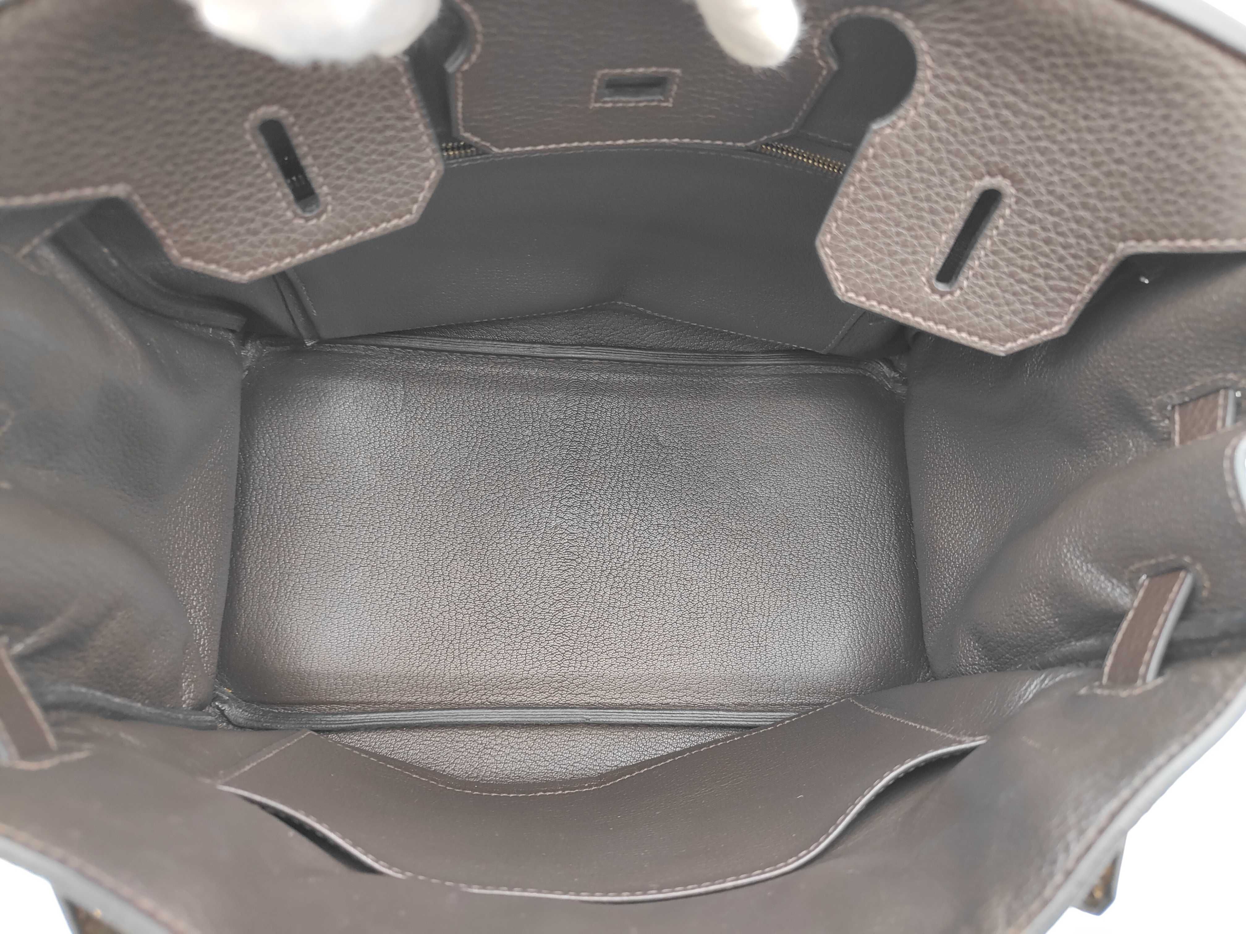Birkin 30 Fjord P2012 Ebene 46 Gold Hardware PB029 Handbag — view 8