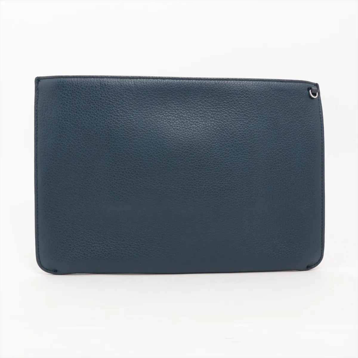 Leather Pouch, Blue — view 2