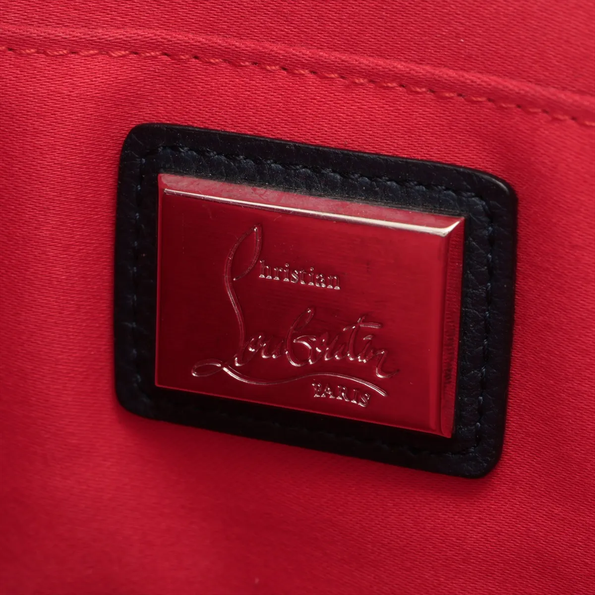 Leather Pouch, Blue — view 5
