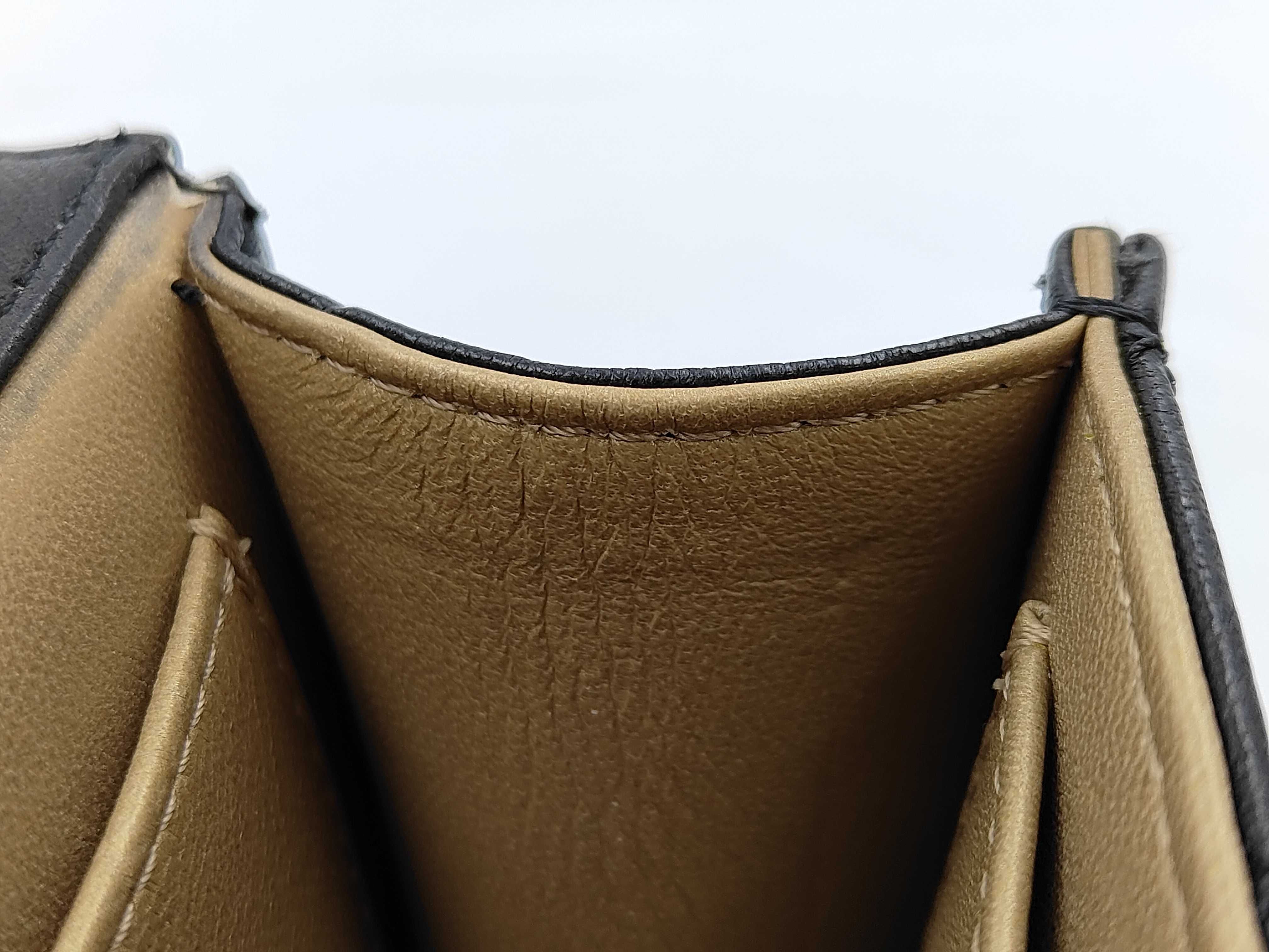 Matelassé Chain Shoulder Bag with Pearls and Lambskin, Black — view 9