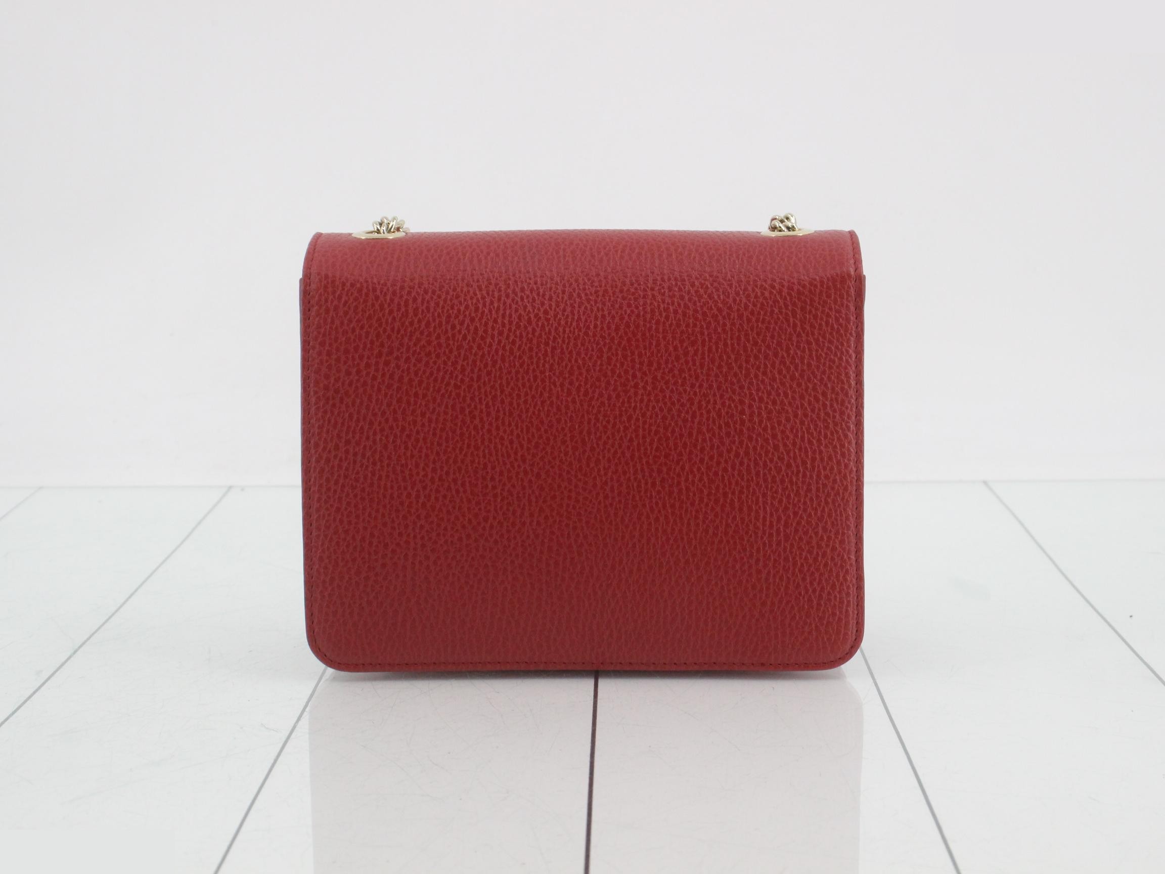 Interlocking G Leather Chain Shoulder Bag — view 2