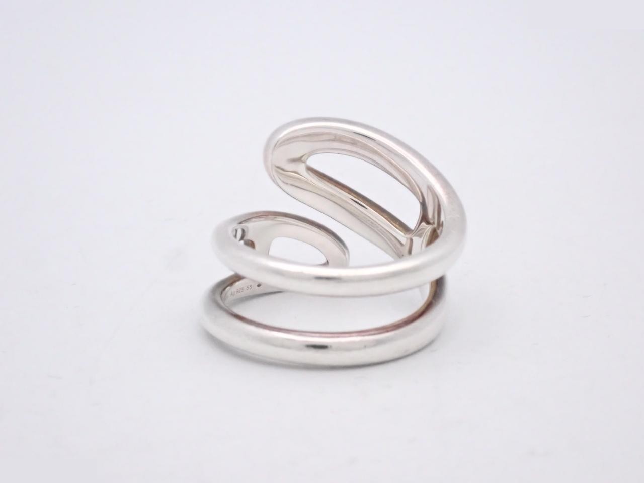 Chaine d'Ancre Twist Ring, Ag925/8.7g, Stamped #55 — view 2