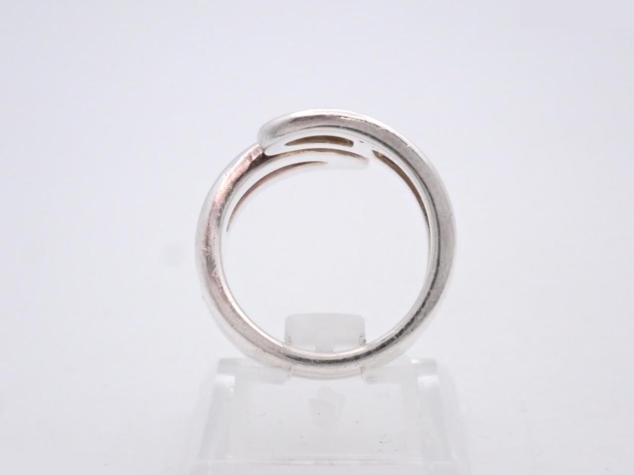 Chaine d'Ancre Twist Ring, Ag925/8.7g, Stamped #55 — view 3
