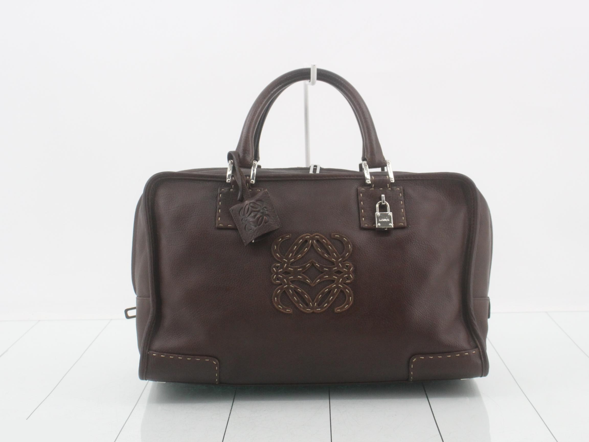 Amazona 36 Brown Silver Hardware