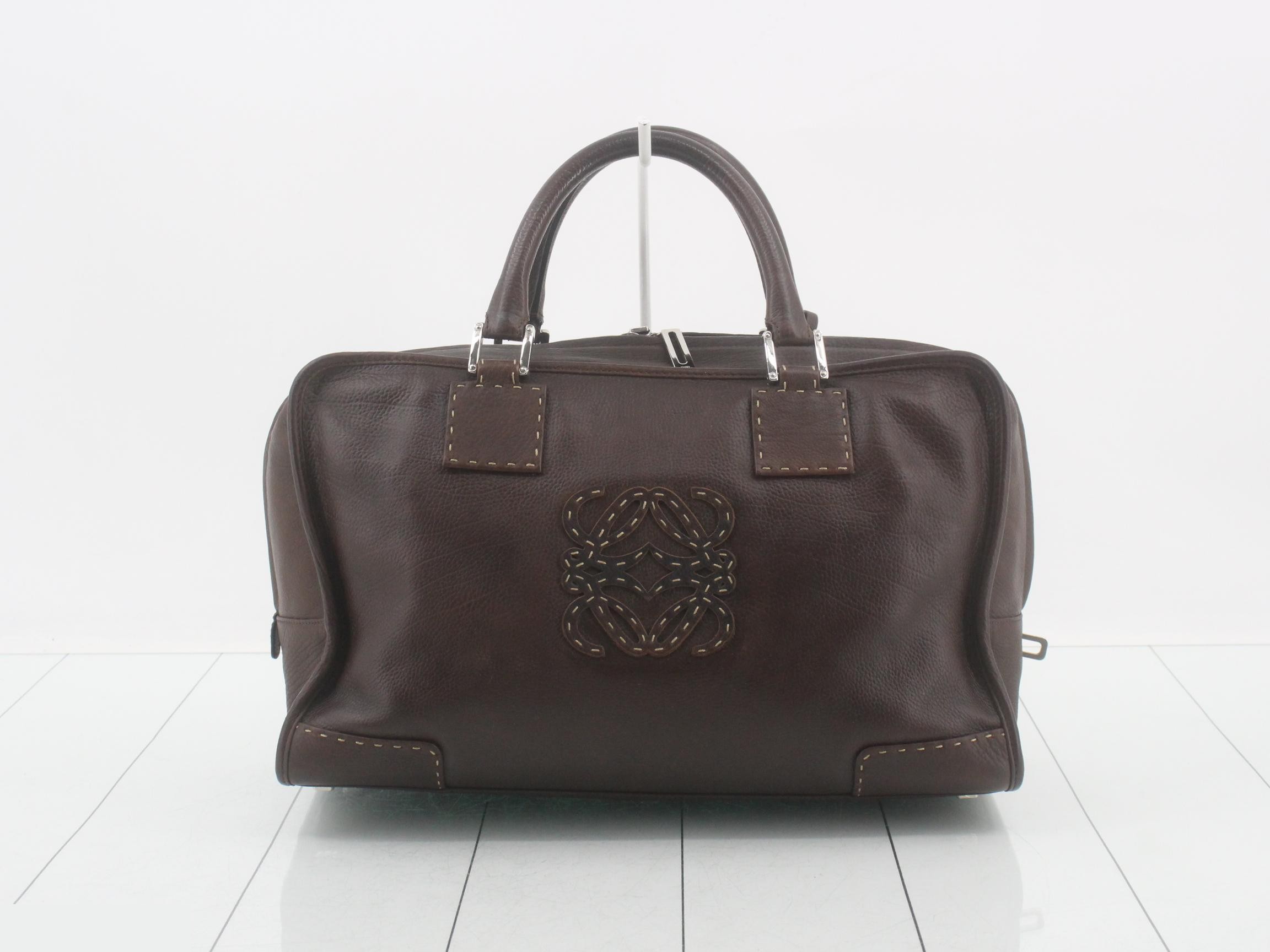 Amazona 36 Brown Silver Hardware — view 2
