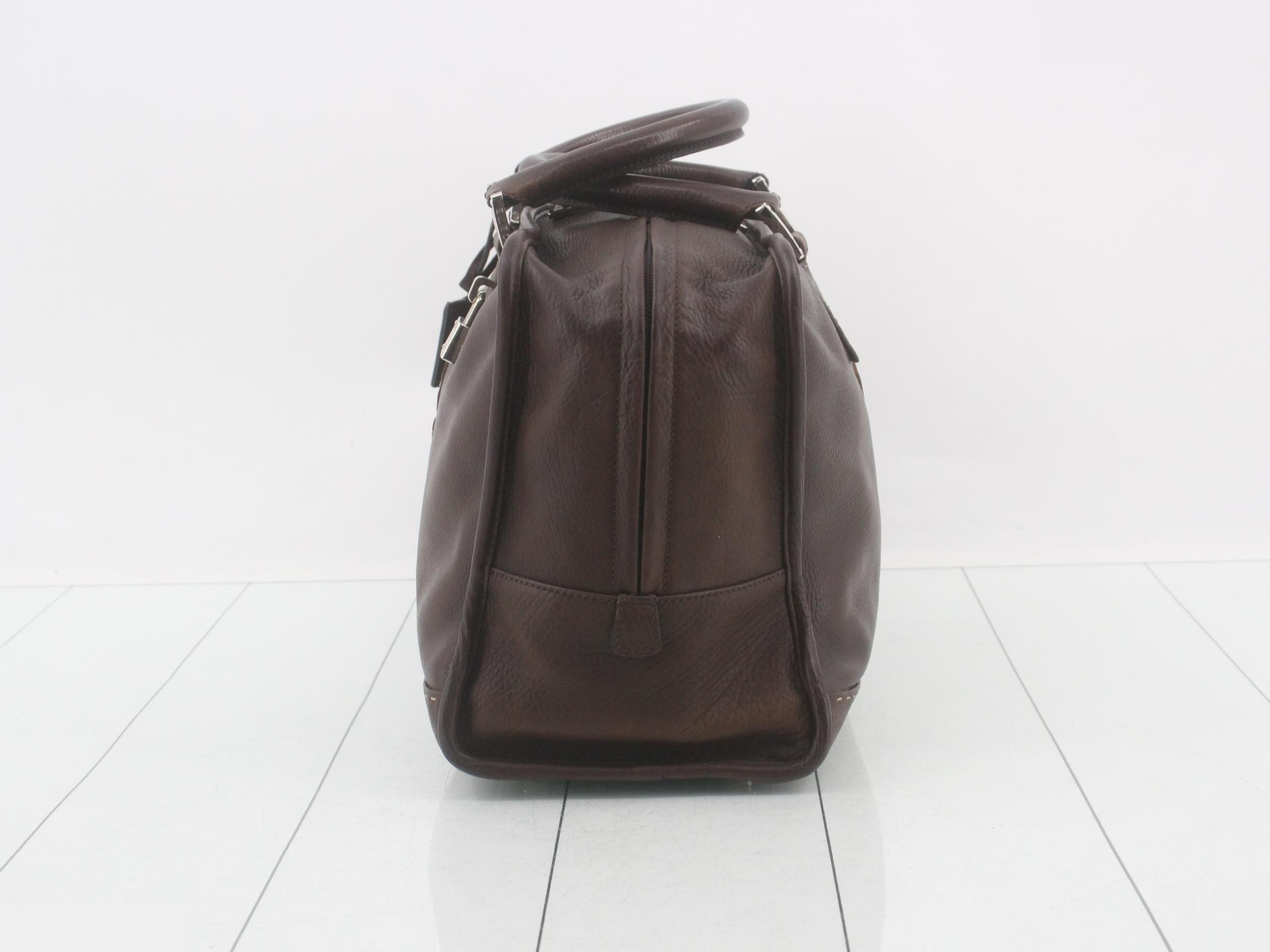 Amazona 36 Brown Silver Hardware — view 3
