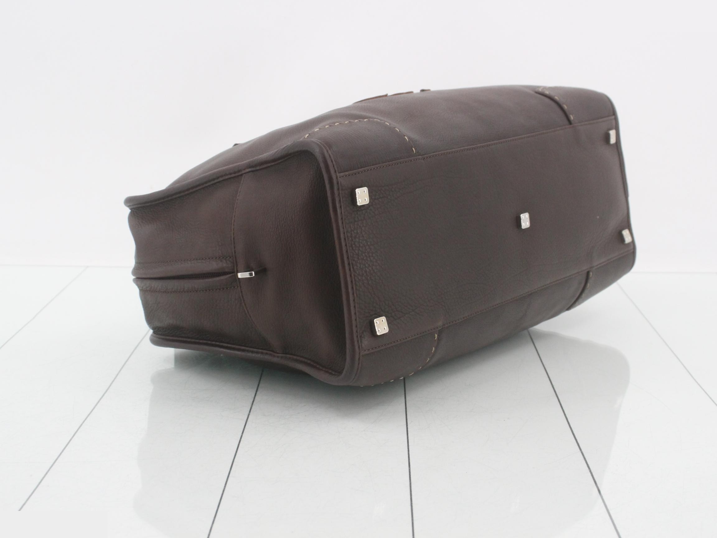 Amazona 36 Brown Silver Hardware — view 5