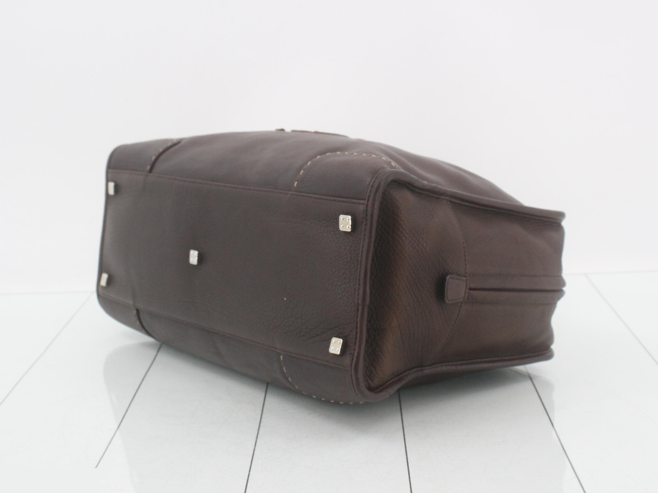 Amazona 36 Brown Silver Hardware — view 6