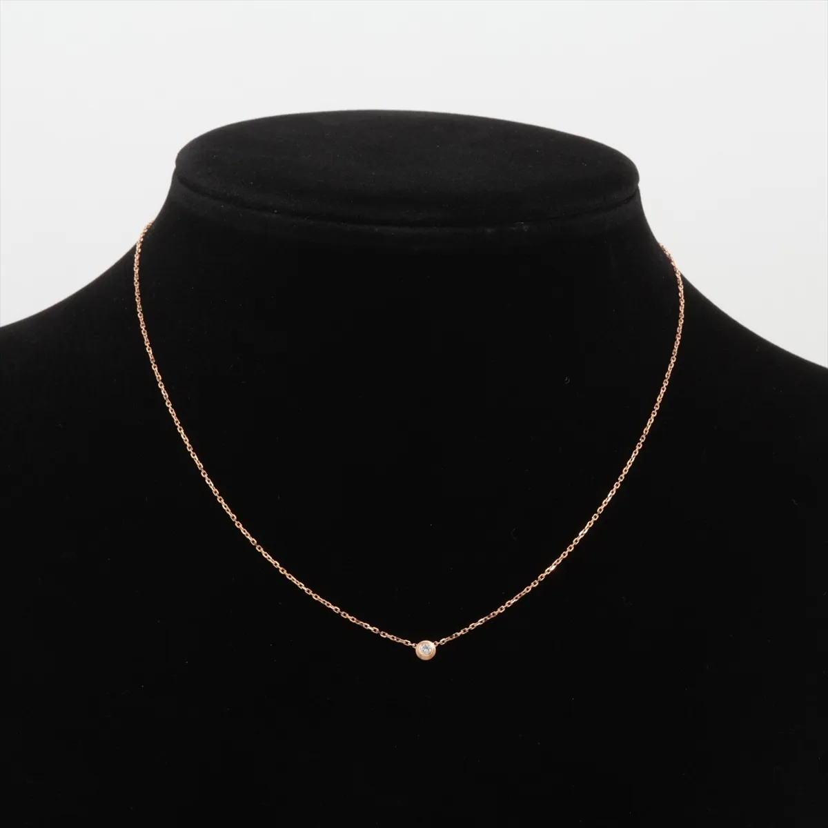 Damour XS Diamond Necklace, 750 (PG), 2.1g, 223BOC — view 5