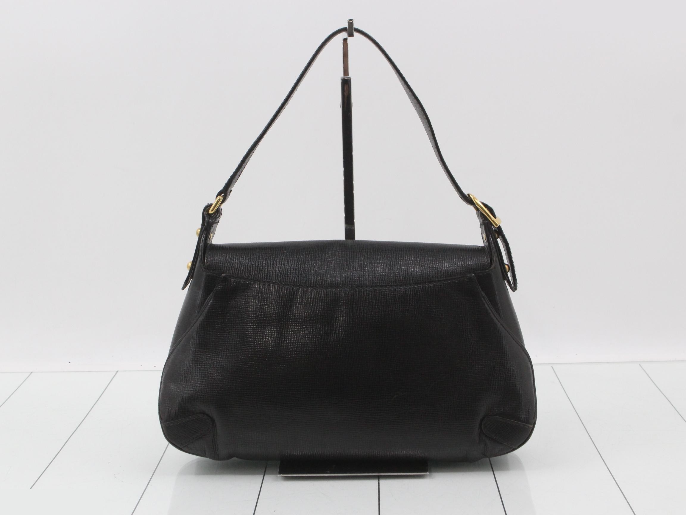 Horsebit handbag, black — view 2