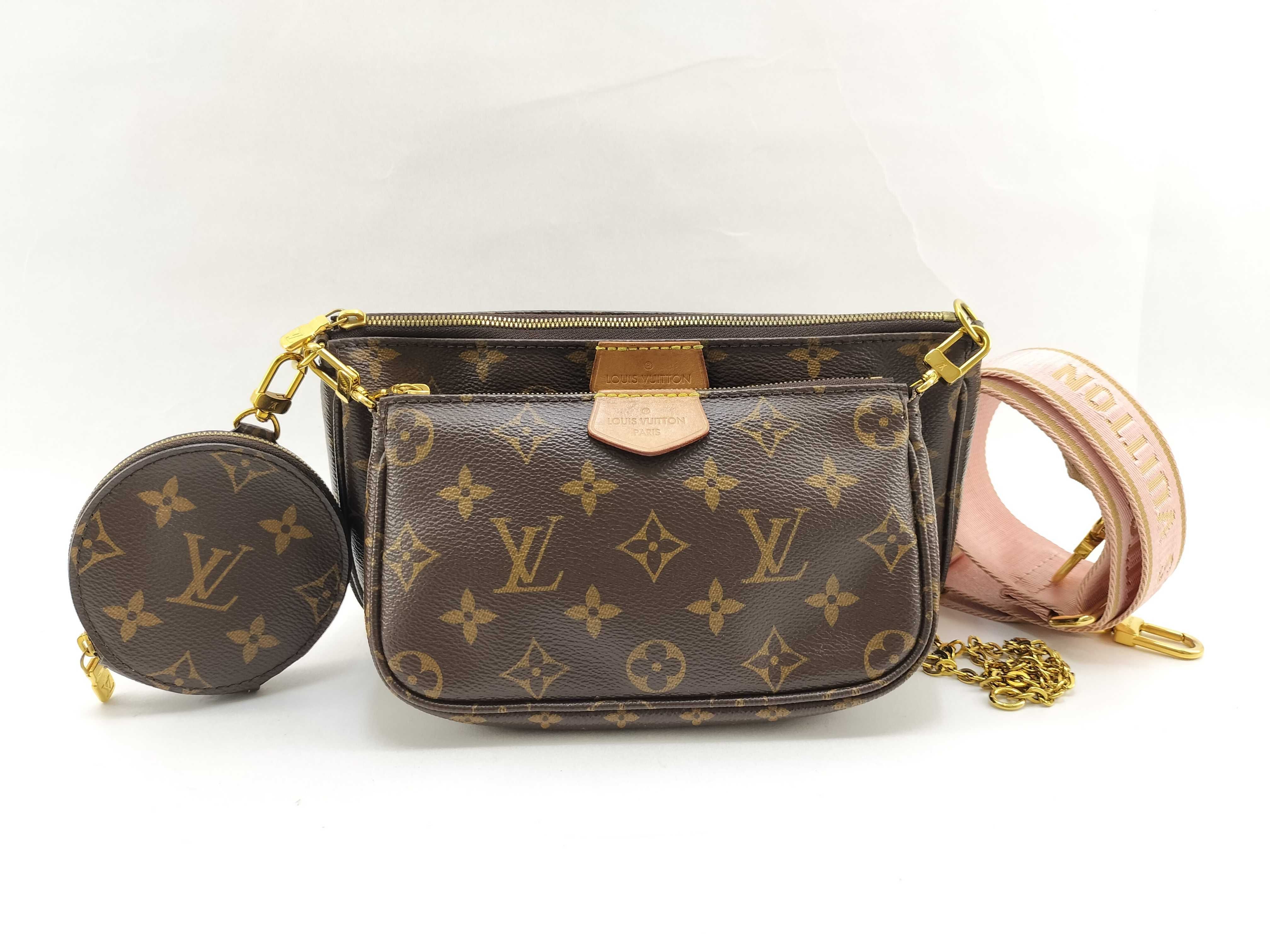 Monogram Louis Vuitton Syngas Shoulder Wrap Back Bag Pouch