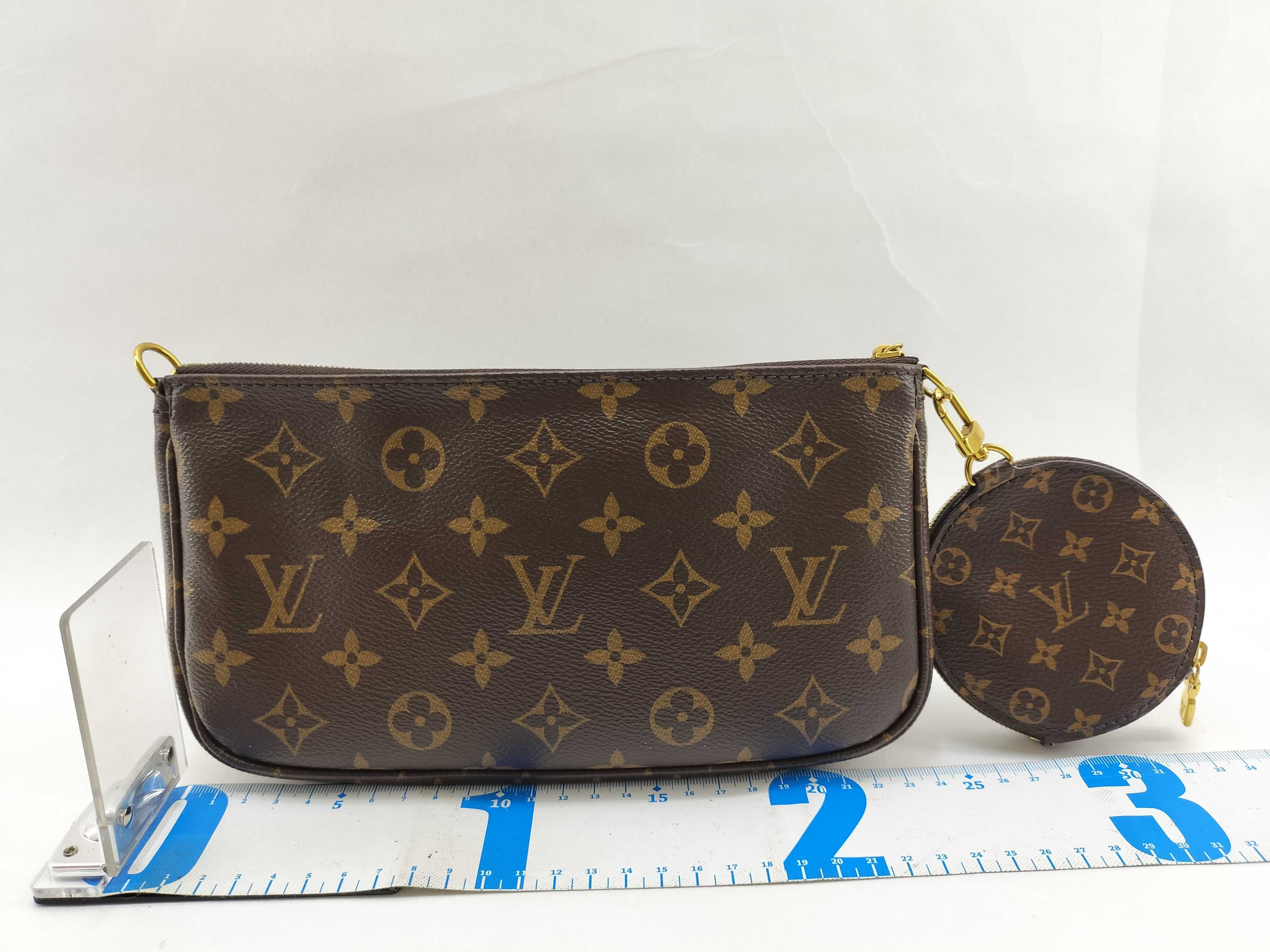 Monogram Louis Vuitton Syngas Shoulder Wrap Back Bag Pouch — view 2
