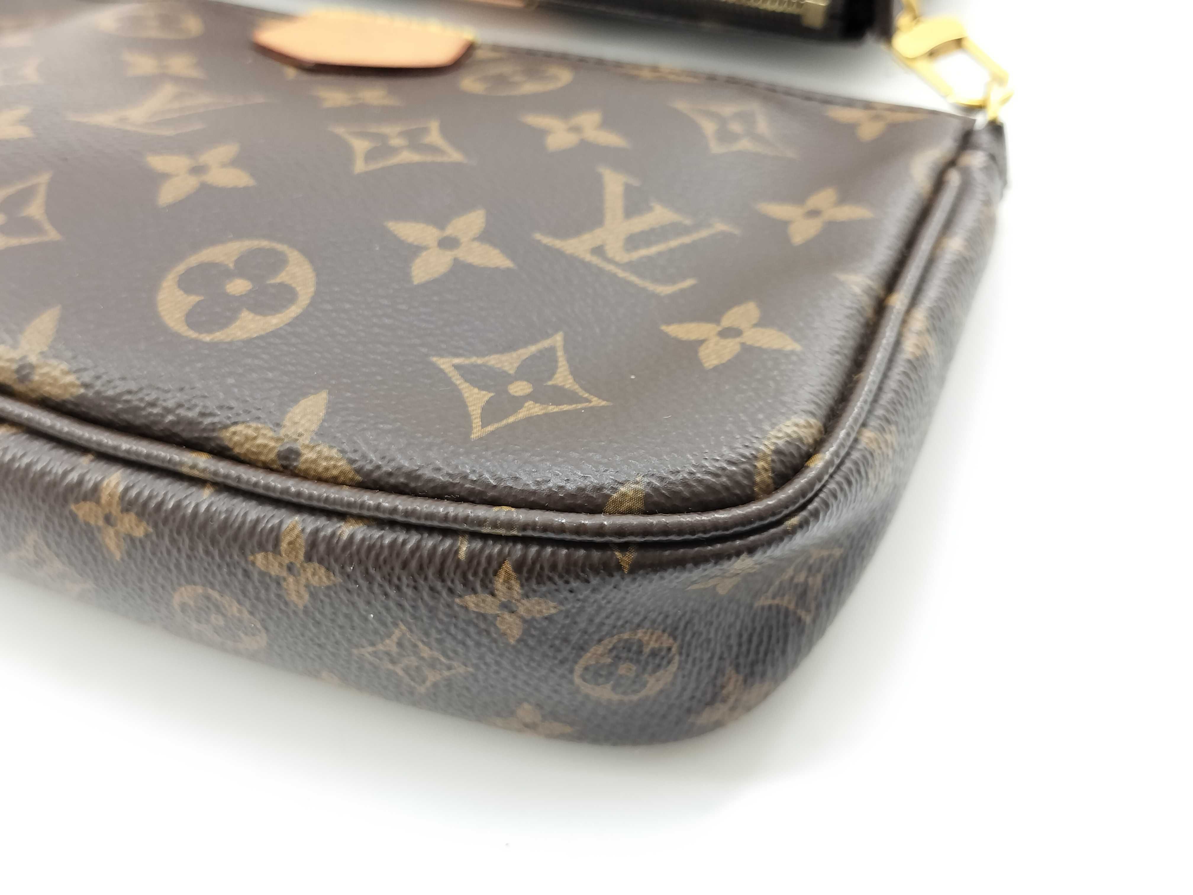 Monogram Louis Vuitton Syngas Shoulder Wrap Back Bag Pouch — view 5