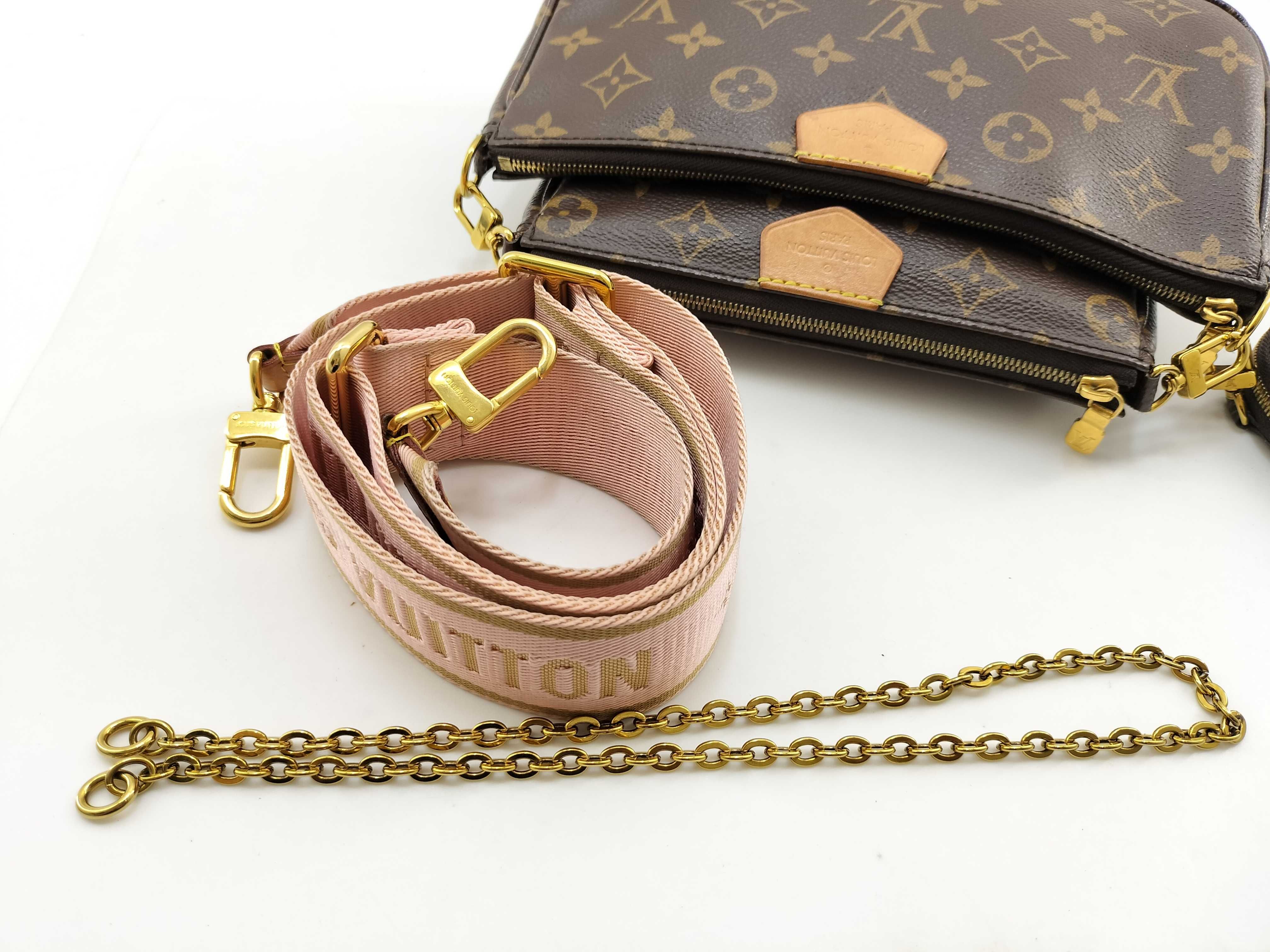 Monogram Louis Vuitton Syngas Shoulder Wrap Back Bag Pouch — view 8