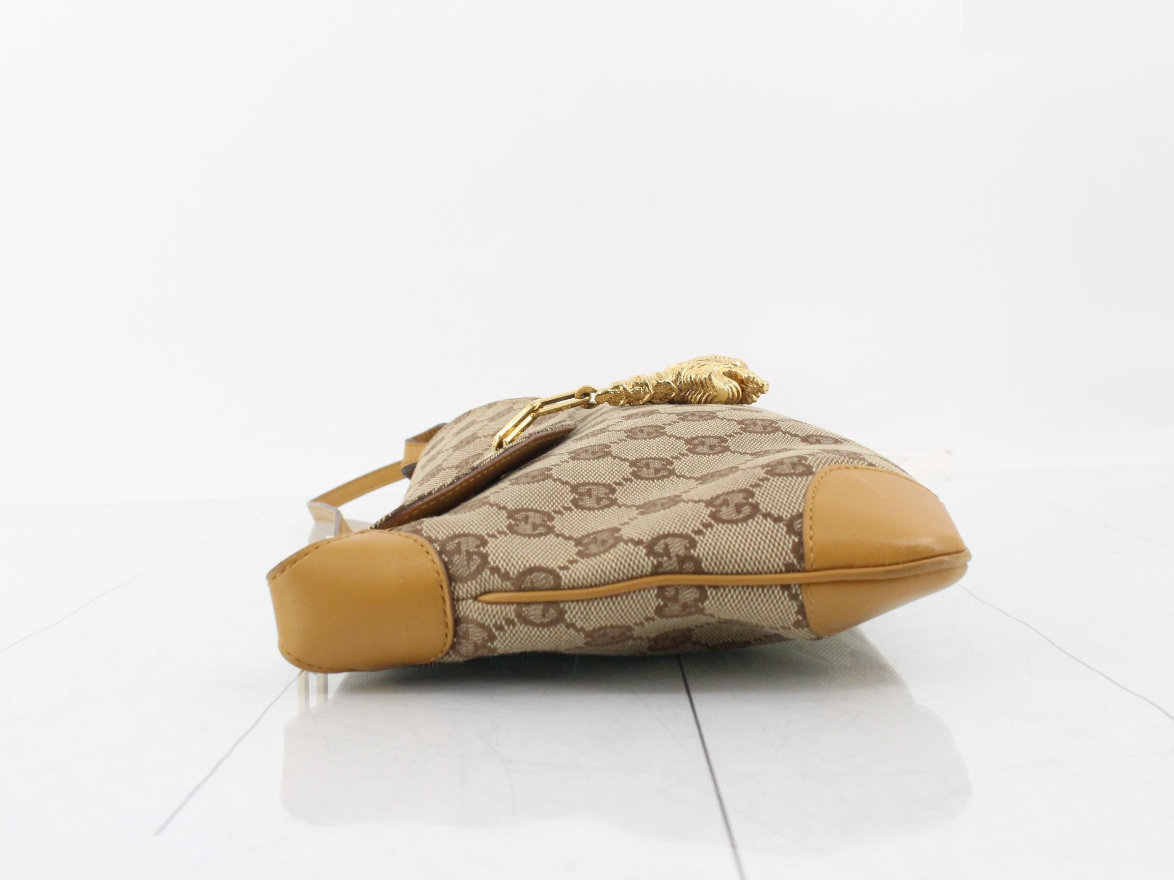 GG Canvas (Bag) - Shoulder Bag - Tiger Head - Chain — view 4