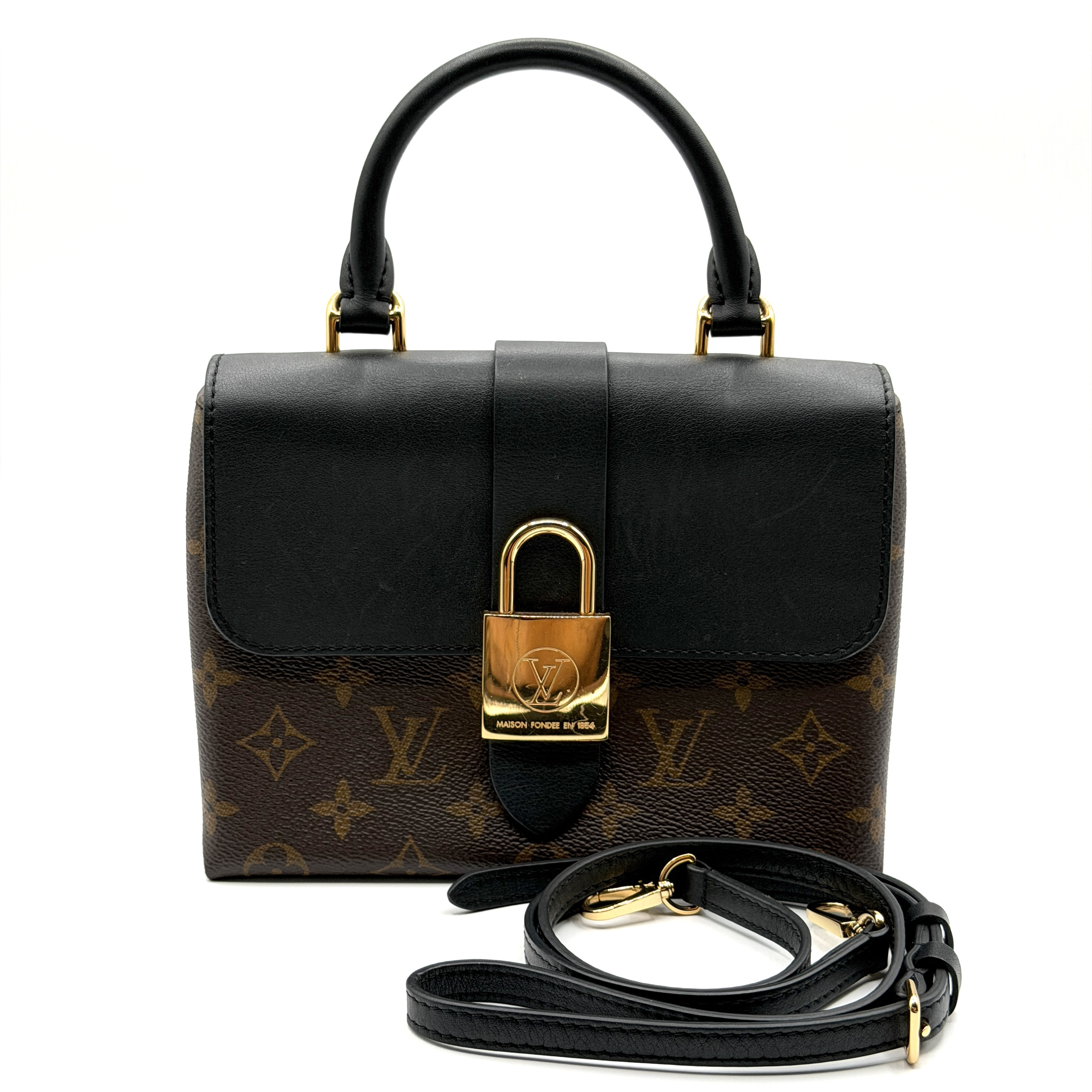 Rocky BB Shoulder Bag, Monogram Noir, 2-Way Handbag — view 2