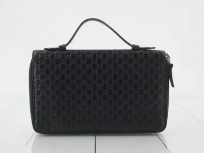 Micro GG Travel Case / Double Zipper Long Wallet