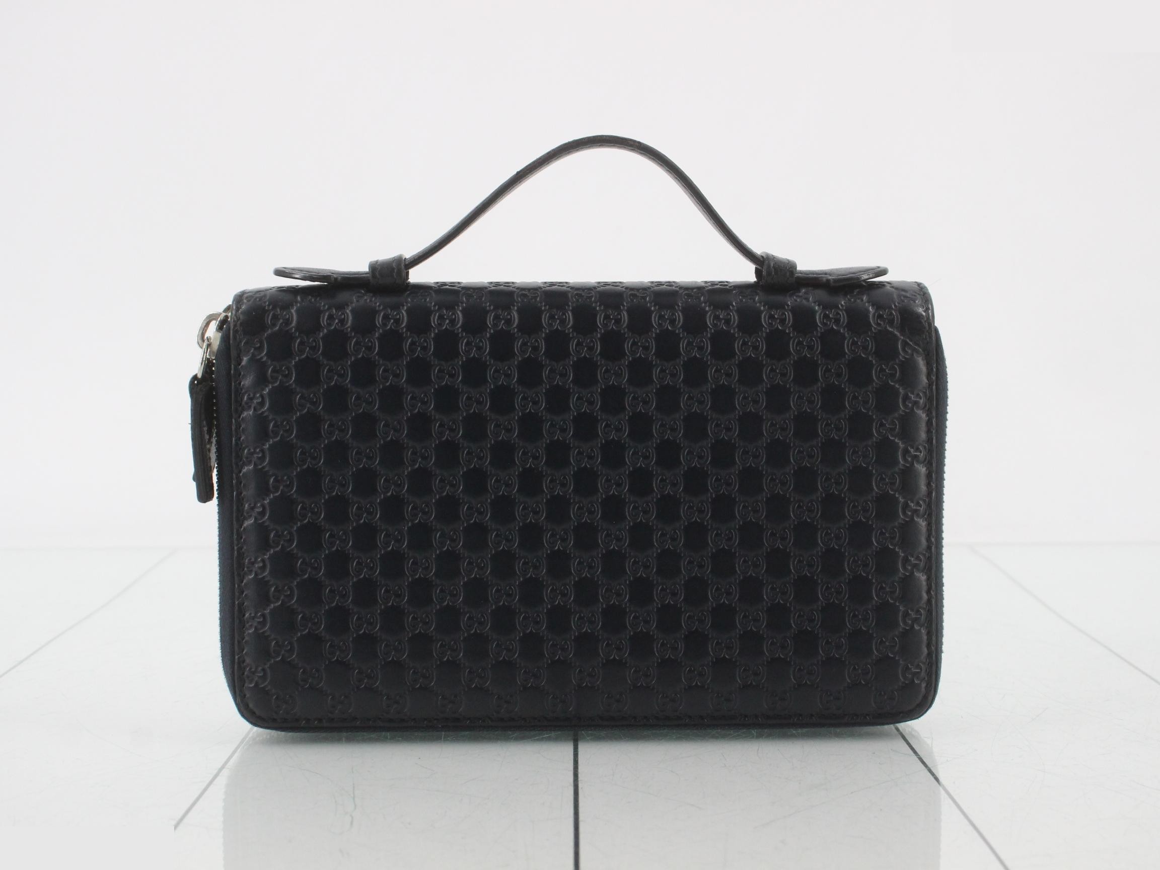 Micro GG Travel Case / Double Zipper Long Wallet — view 2