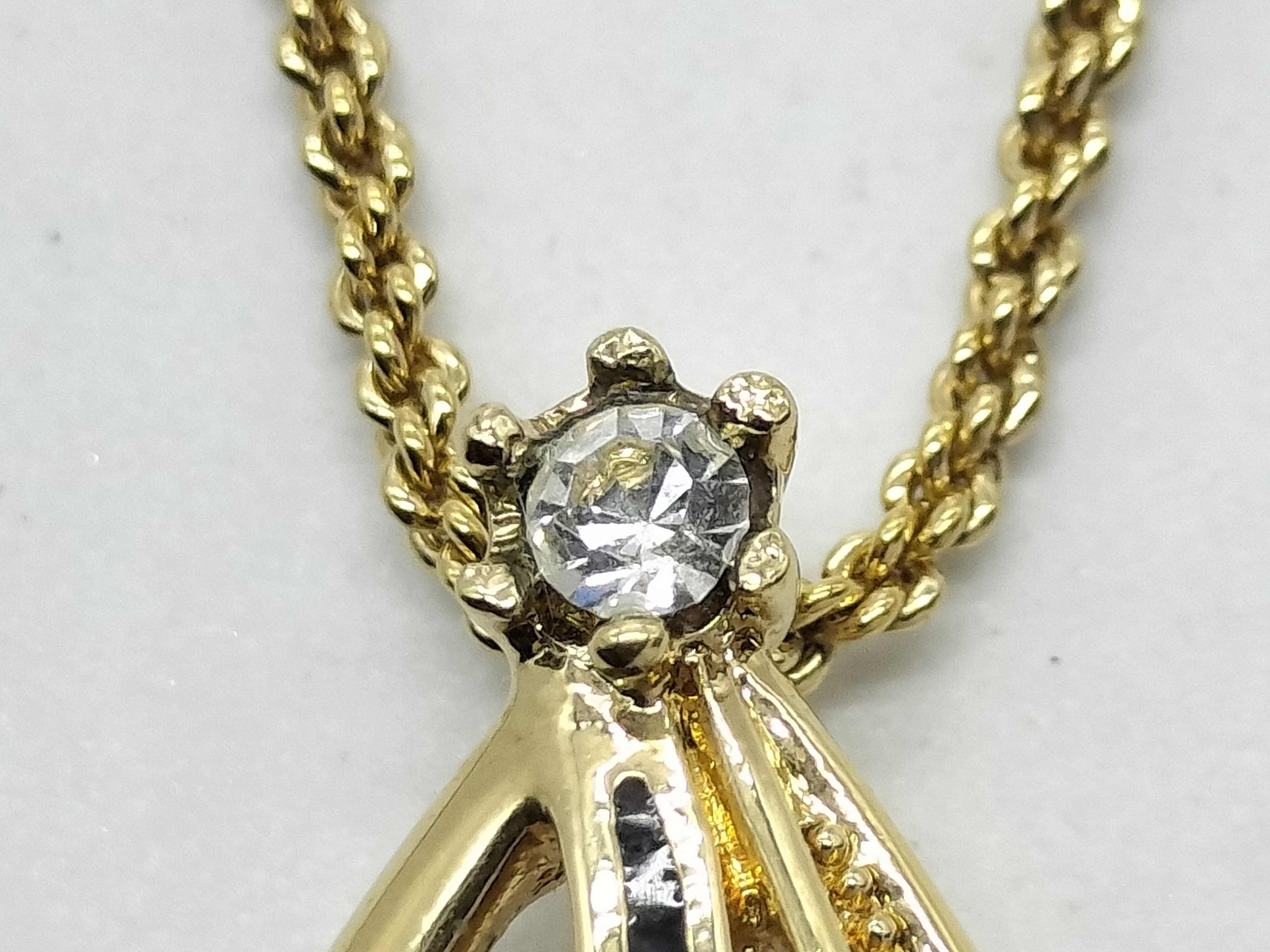 Rhinestone Design Necklace — view 2