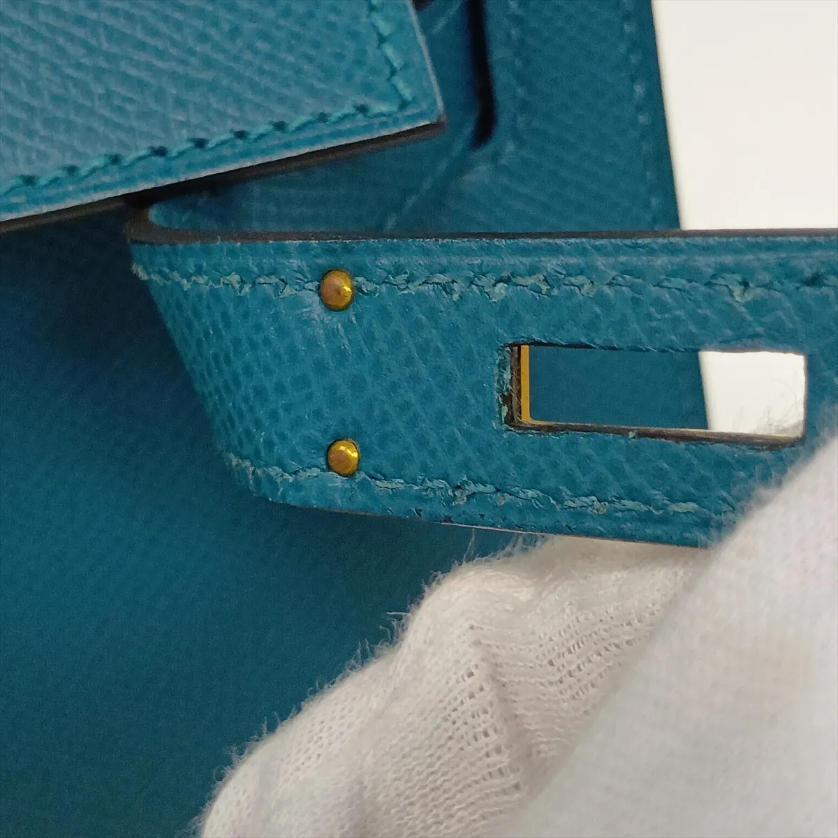 [Individually packaged] Hermes Kelly 28 Sellier Veau Epsom Vert Bosphore Gold Hardware D:2019 — view 14