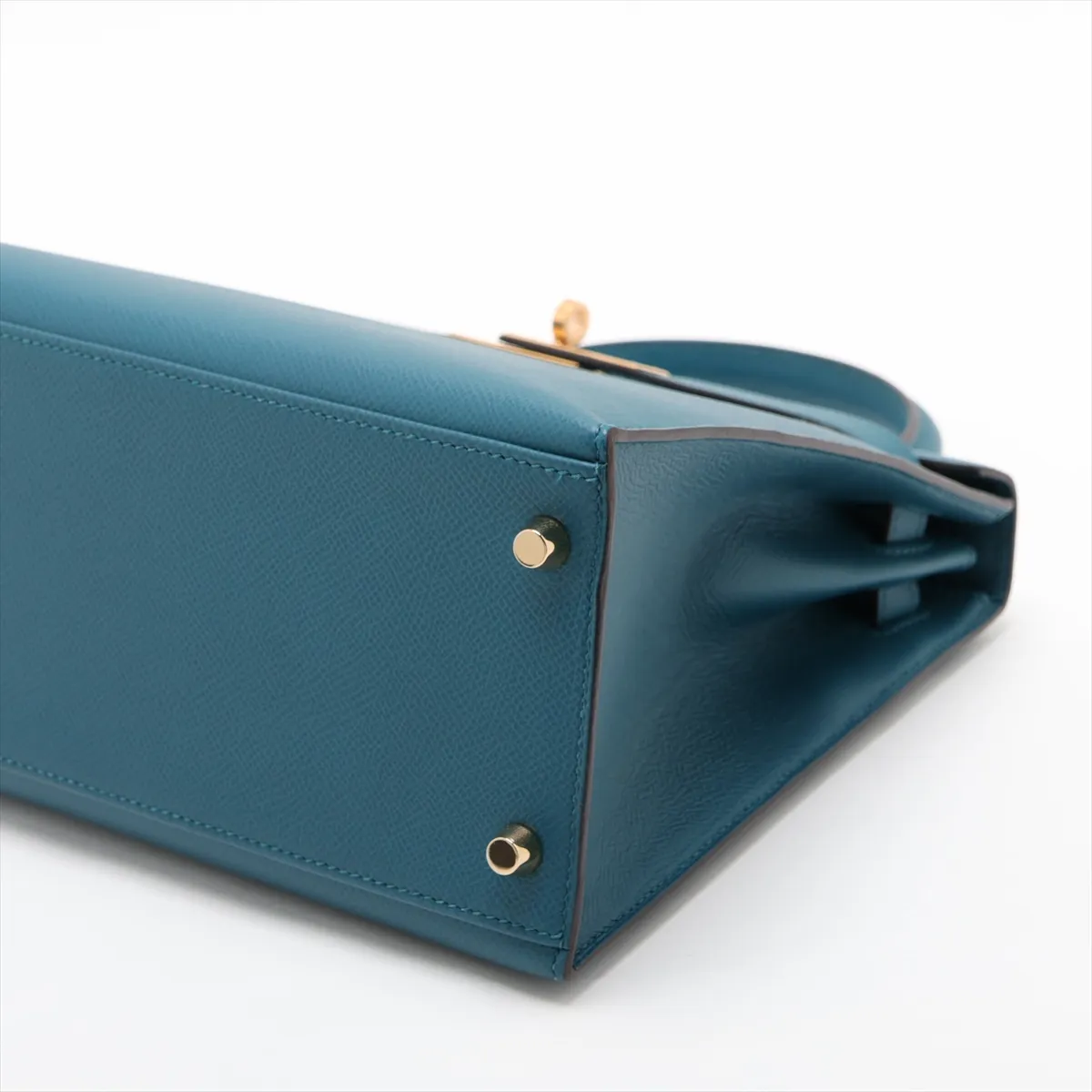 [Individually packaged] Hermes Kelly 28 Sellier Veau Epsom Vert Bosphore Gold Hardware D:2019 — view 3