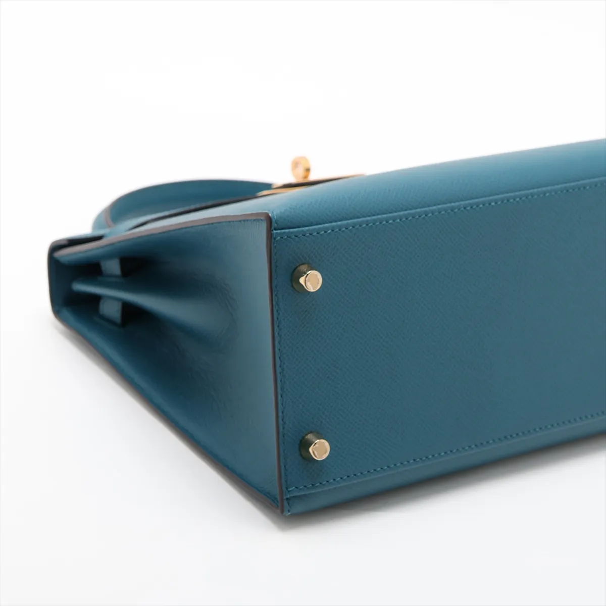 [Individually packaged] Hermes Kelly 28 Sellier Veau Epsom Vert Bosphore Gold Hardware D:2019 — view 4
