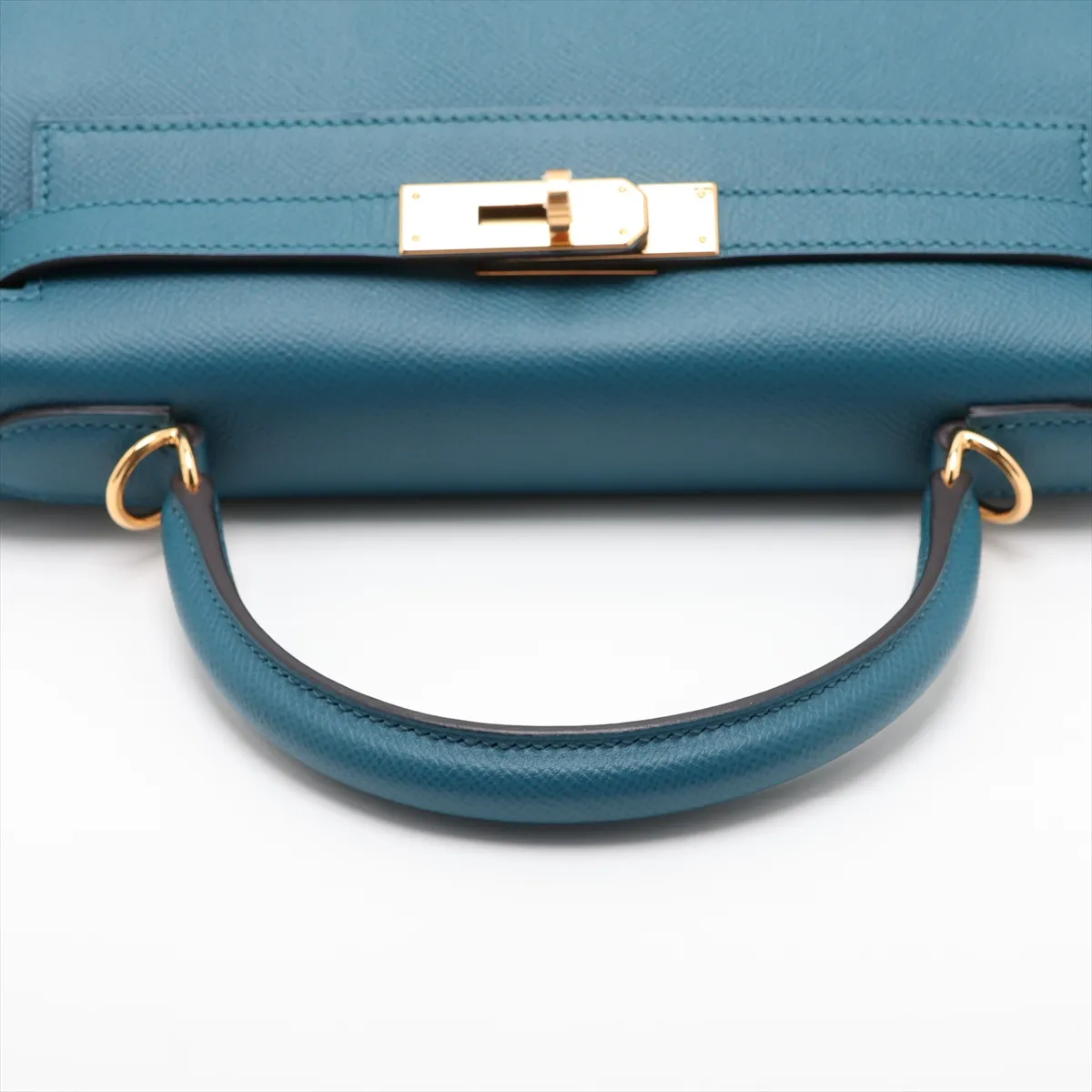 [Individually packaged] Hermes Kelly 28 Sellier Veau Epsom Vert Bosphore Gold Hardware D:2019 — view 5