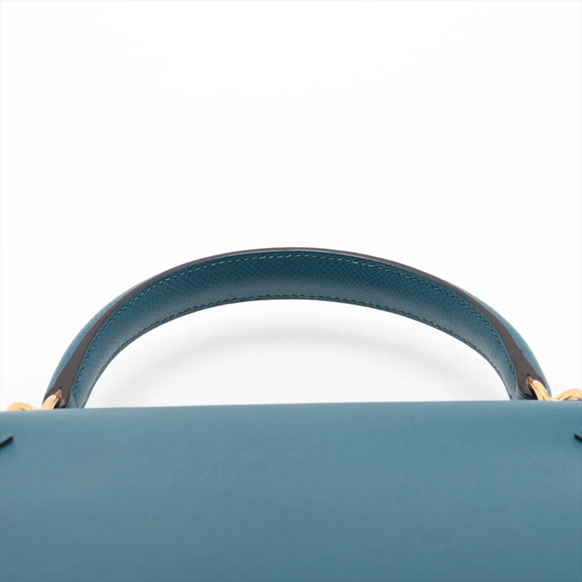 [Individually packaged] Hermes Kelly 28 Sellier Veau Epsom Vert Bosphore Gold Hardware D:2019 — view 6