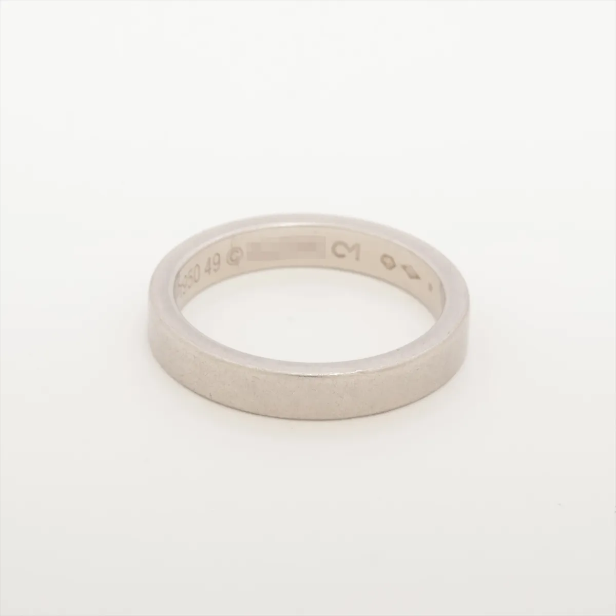 wedding ring, Pt950, 5.1g, size 49, DQ2560 (scratch) — view 2