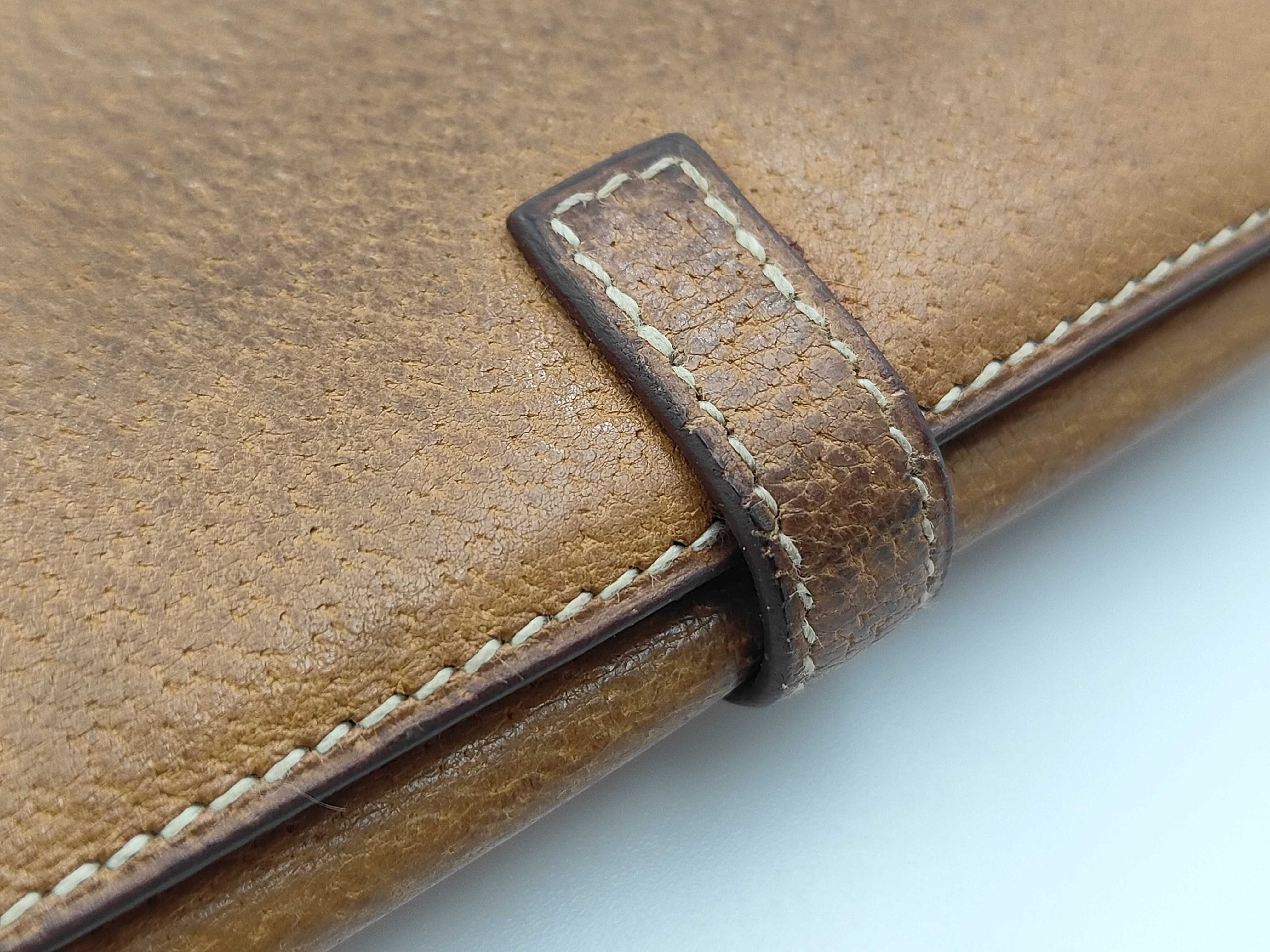 Brown Calf Bearn Wallet with W Stamp — view 11