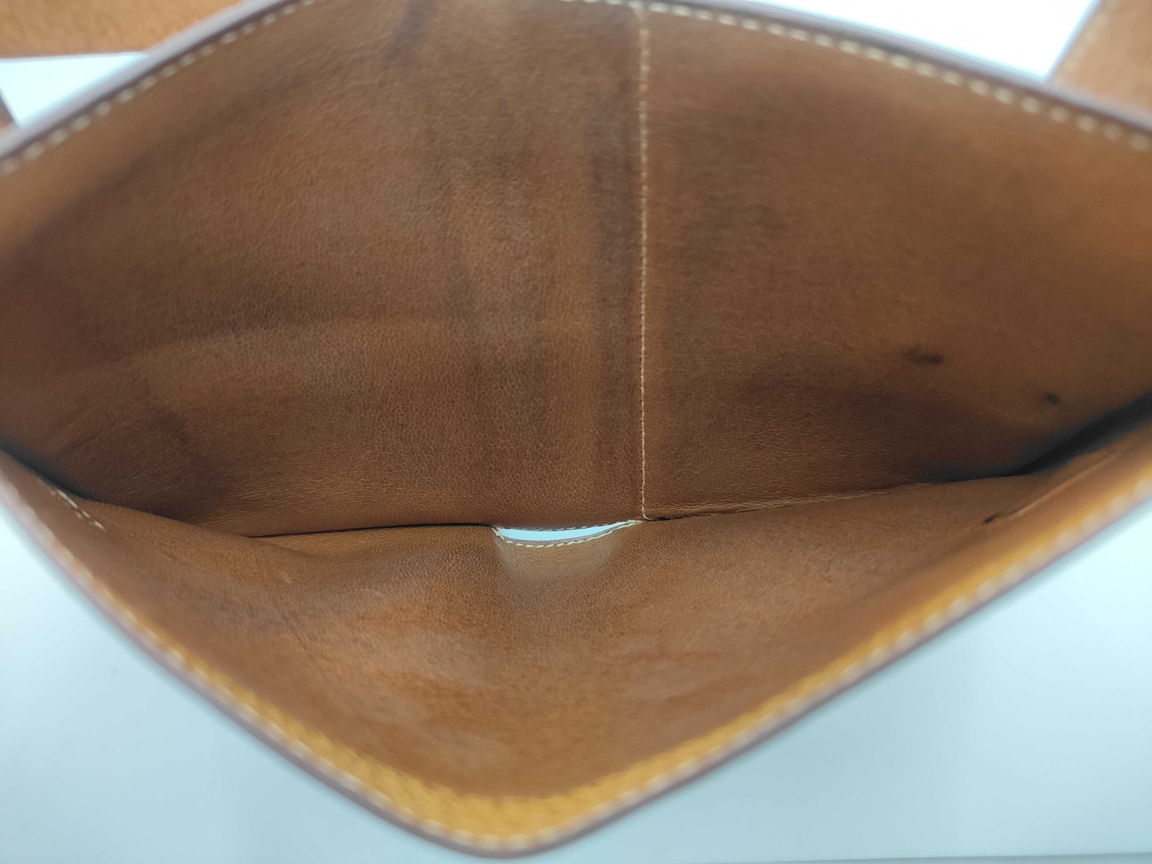 Brown Calf Bearn Wallet with W Stamp — view 6