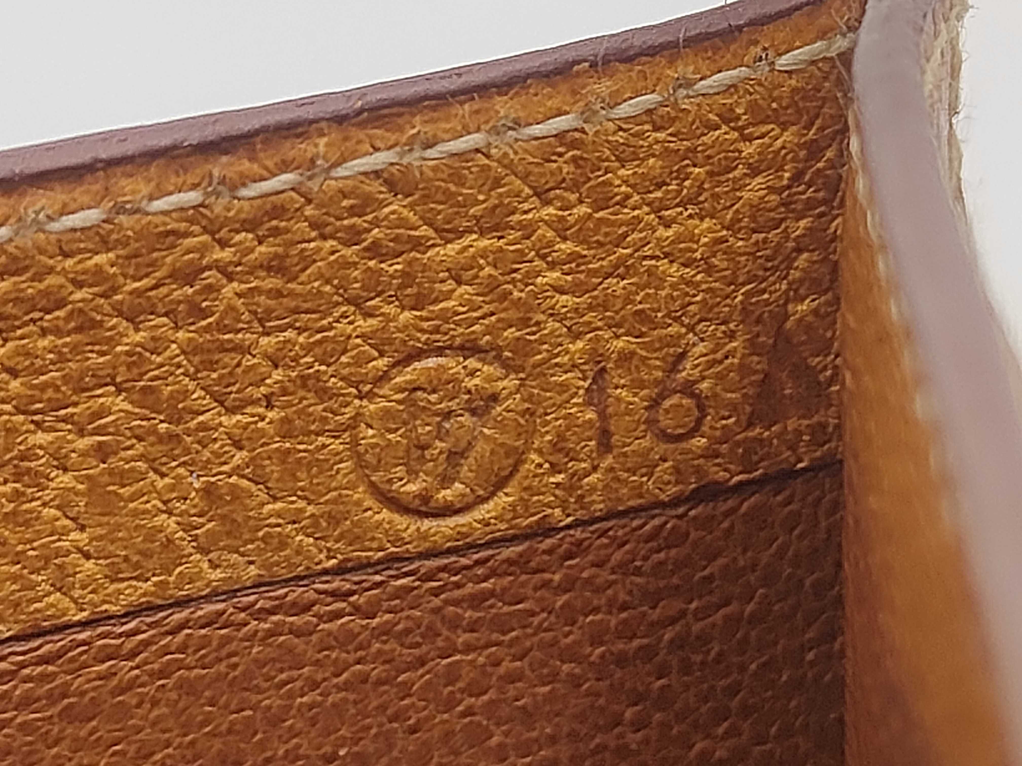 Brown Calf Bearn Wallet with W Stamp — view 7