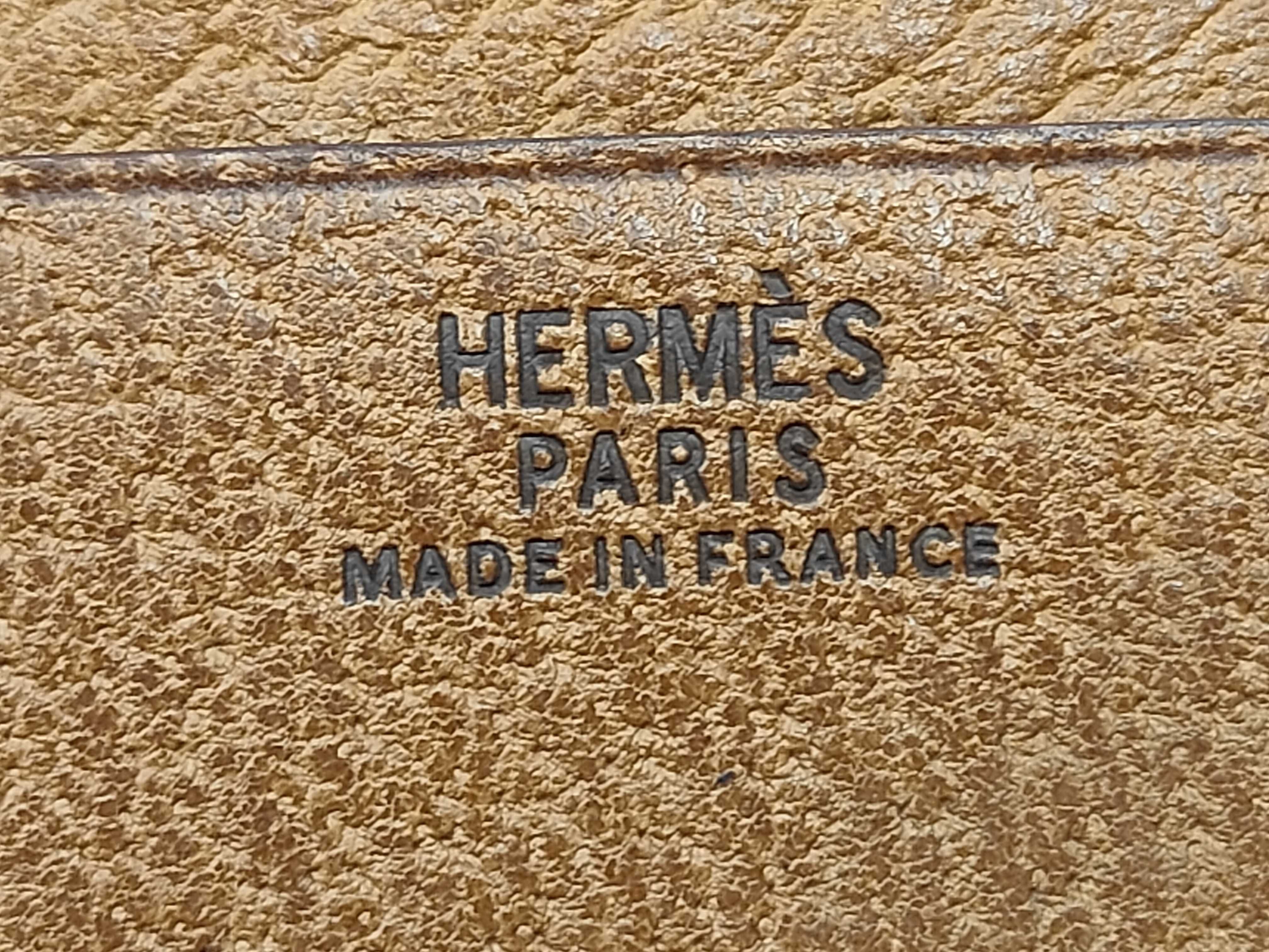 Brown Calf Bearn Wallet with W Stamp — view 8