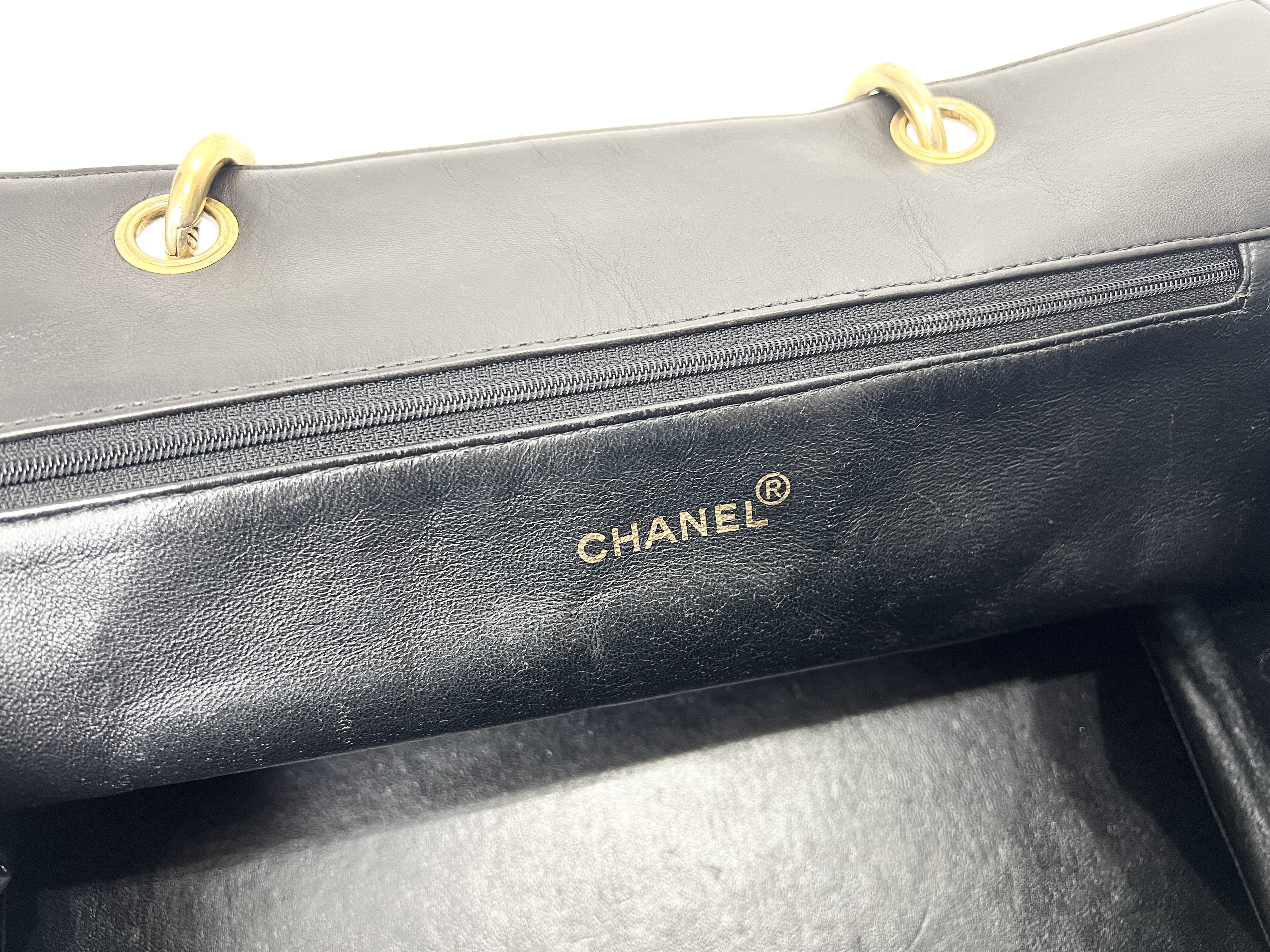 Matelassé Large Coco Mark Lambskin Leather Chain Handbag (Series 4 Tote Bag) — view 6