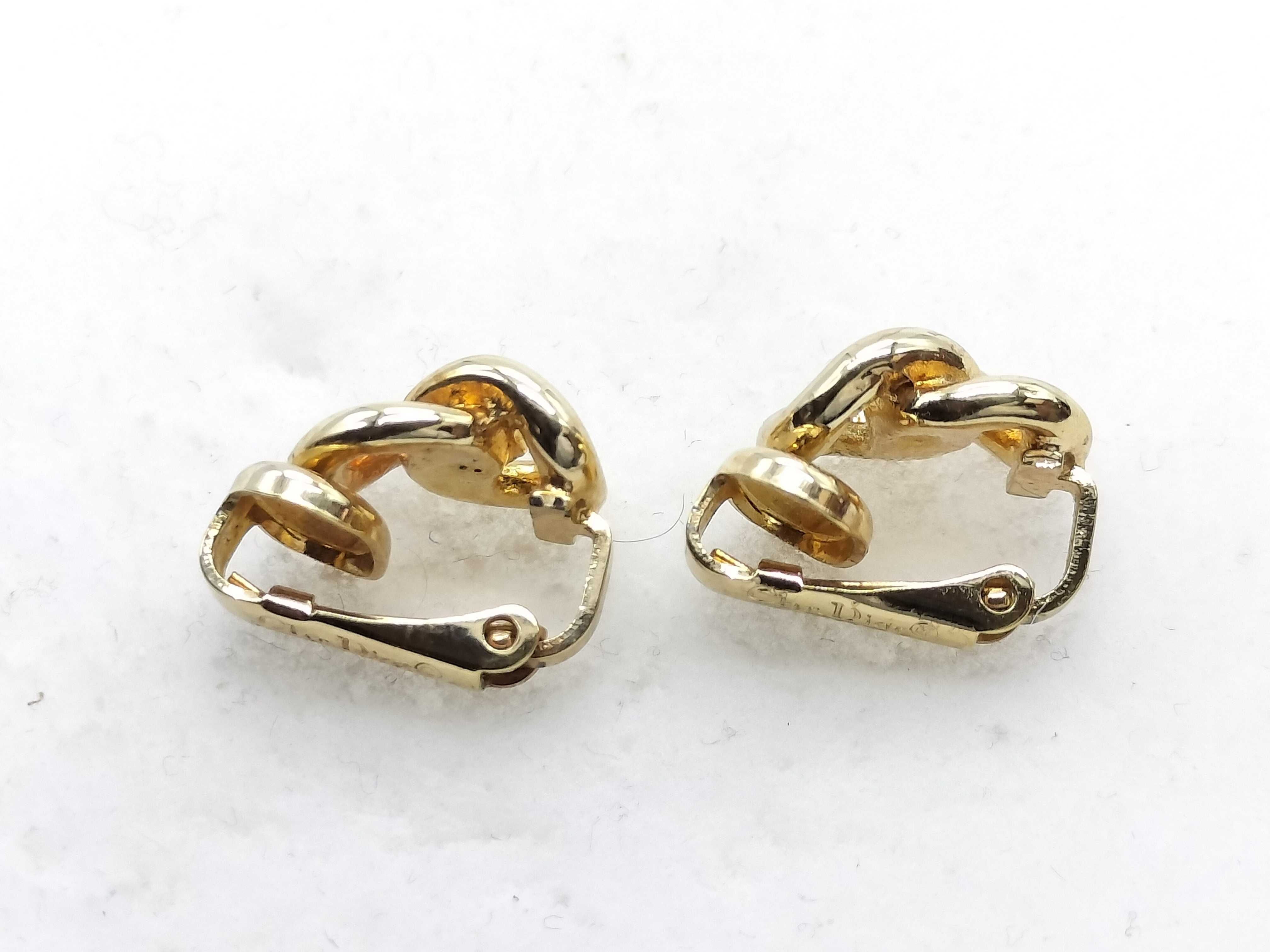 Chain Gold Earrings — view 4