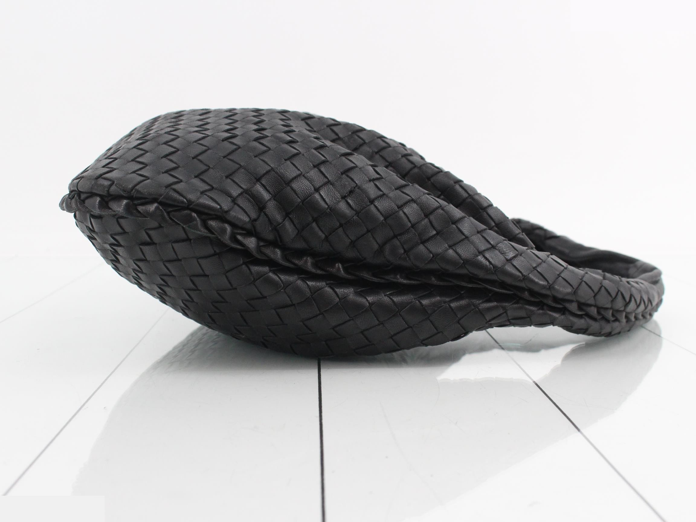 Intrecciato (bag) - One-shoulder bag - Black — view 3
