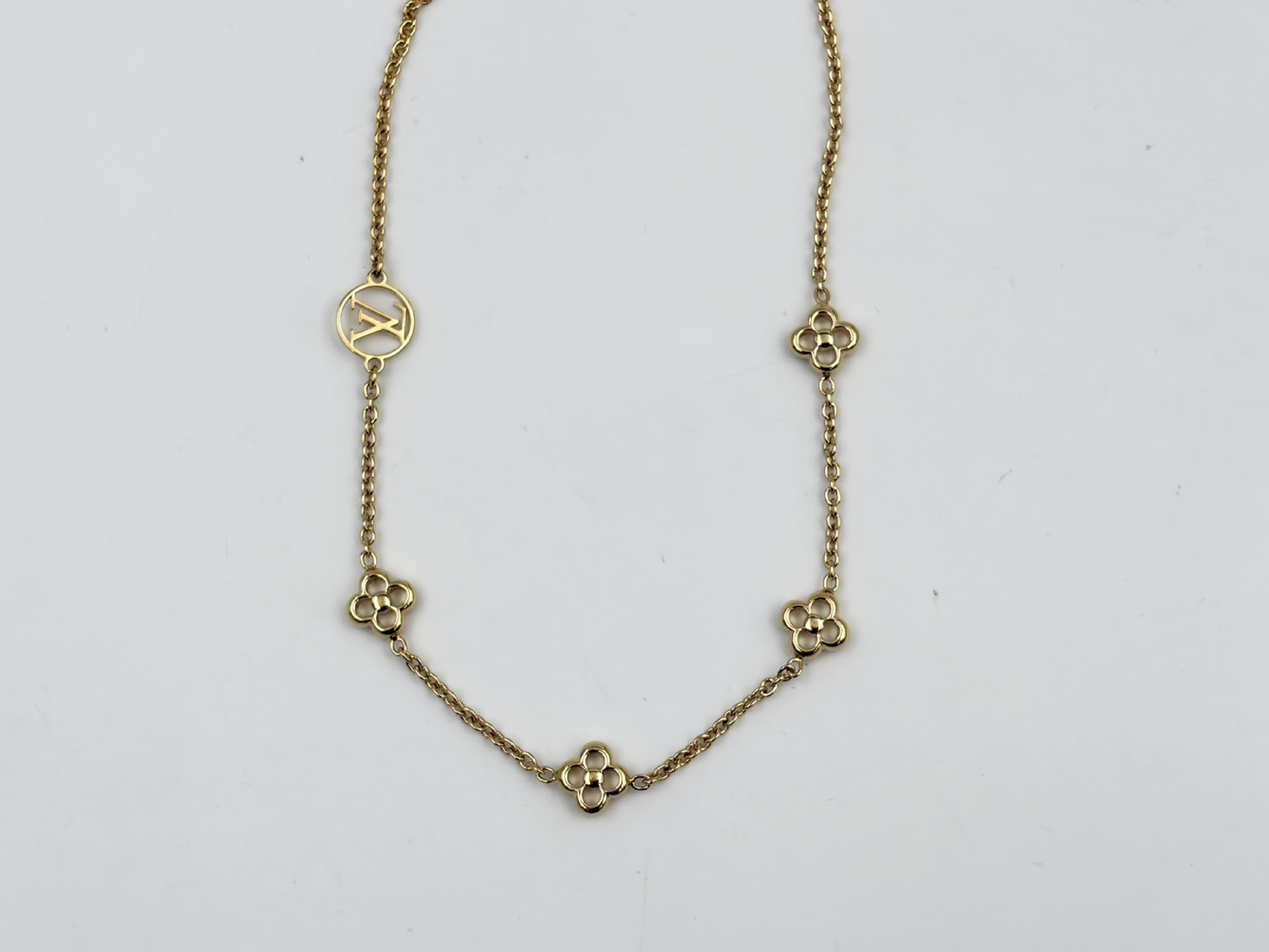 Flowerful Gold Necklace M68125 OB0177 Necklace
