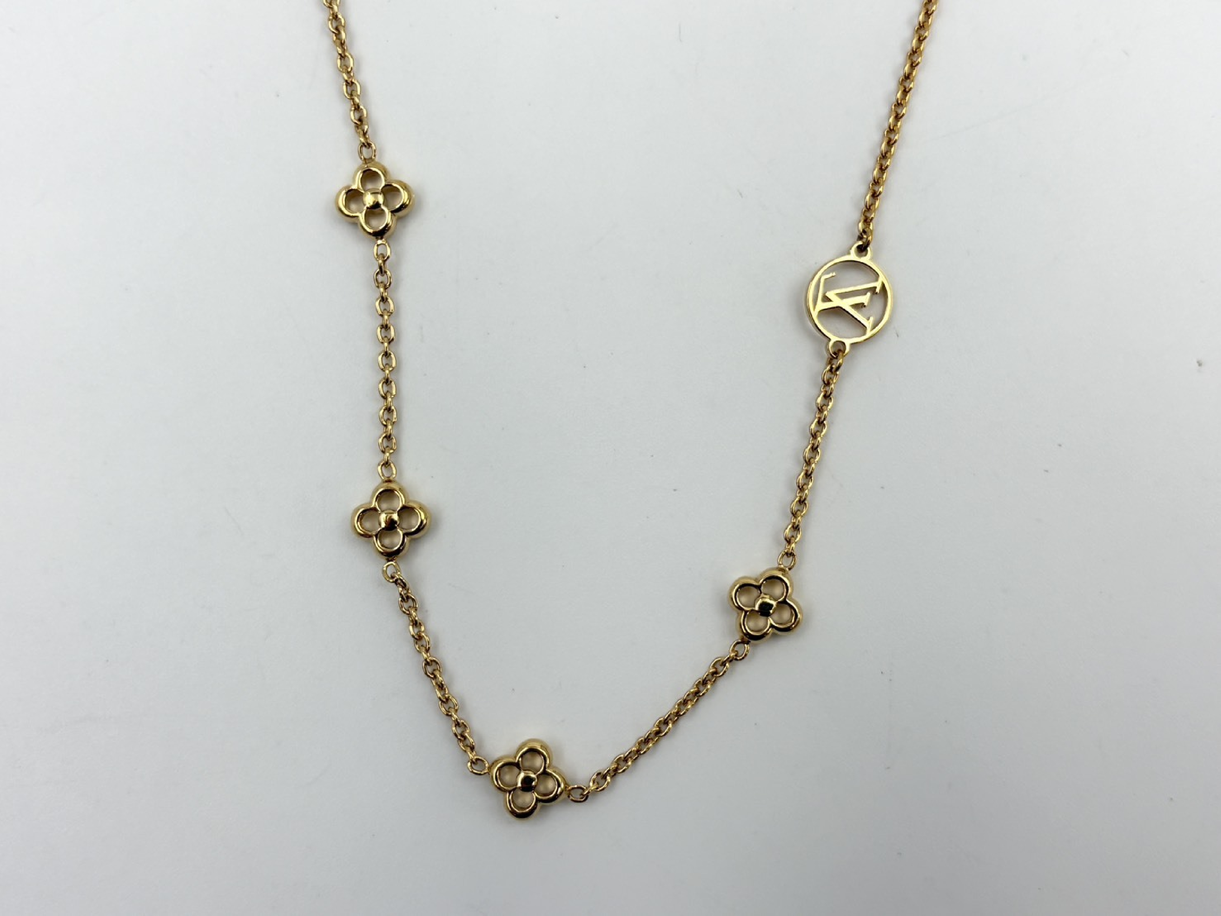Flowerful Gold Necklace M68125 OB0177 Necklace — view 2