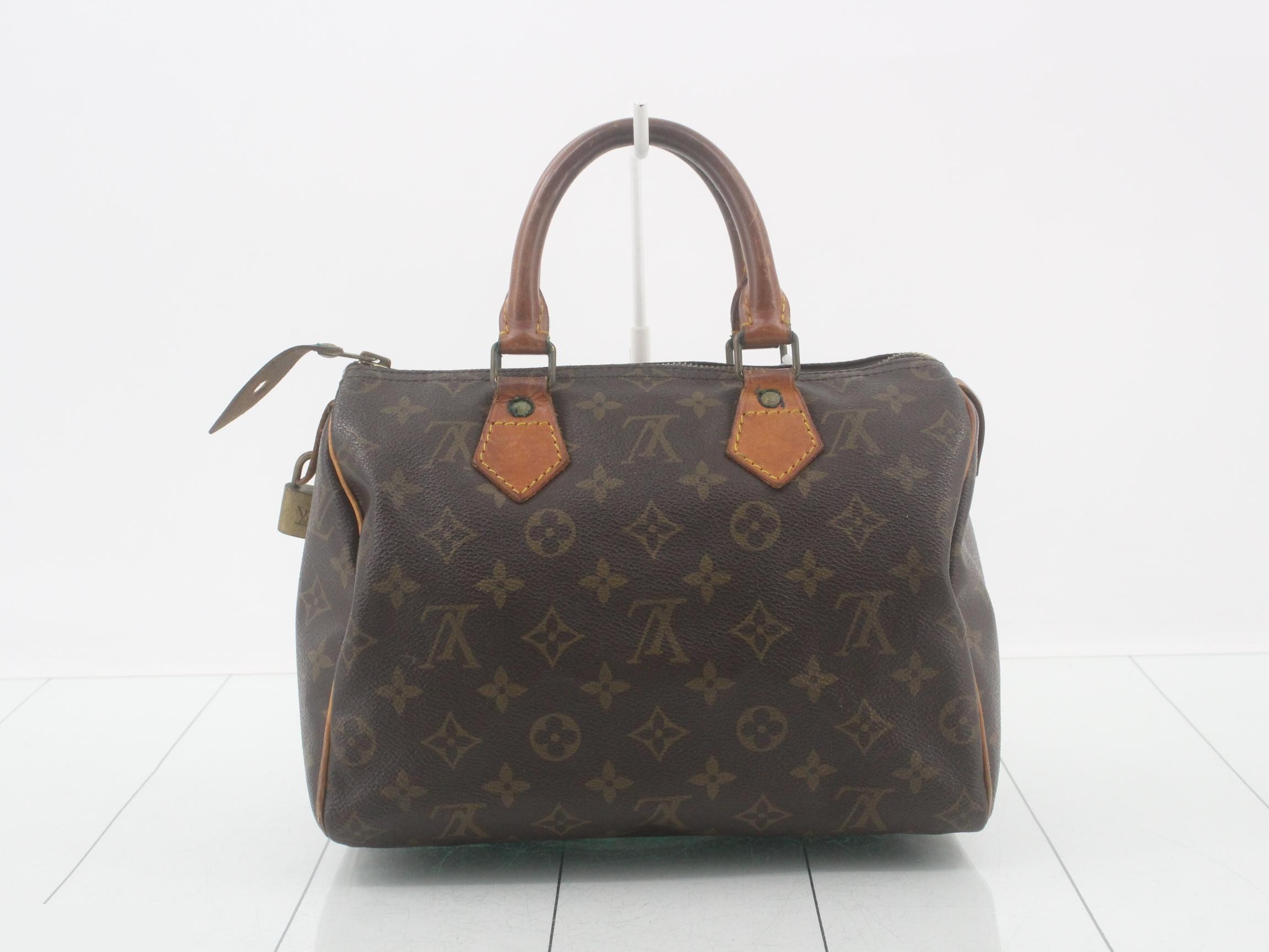Monogram Speedy bag; serial number faded, heavily deteriorated. — view 2